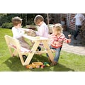 Pinolino® Garten-Kindersitzgruppe »Nicki«, Picknicktisch, BxHxT: 105x90x51 cm