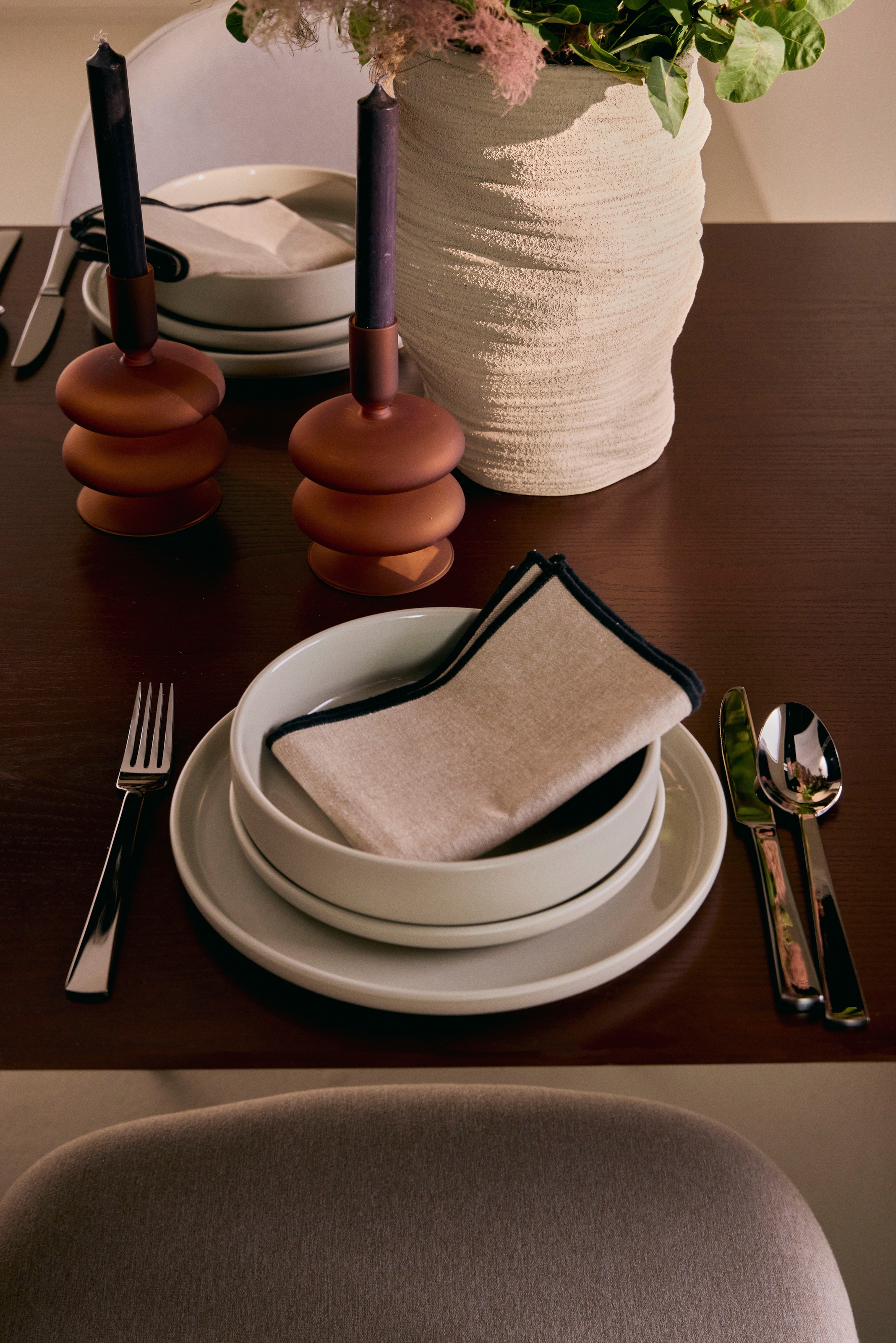 LeGer Home by Lena Gercke Tafelservice »Geschirr-Set, Service Belli«, (Set, 12 tlg.), runde Form, Scandi Style, 12 Teile, für 4 Personen