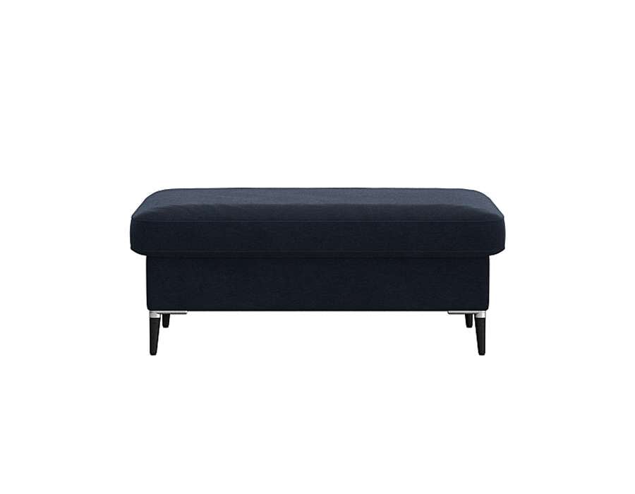 FLEXLUX Pouf »Fiore«, Kaltschaum, Füße Alu+schwarz
