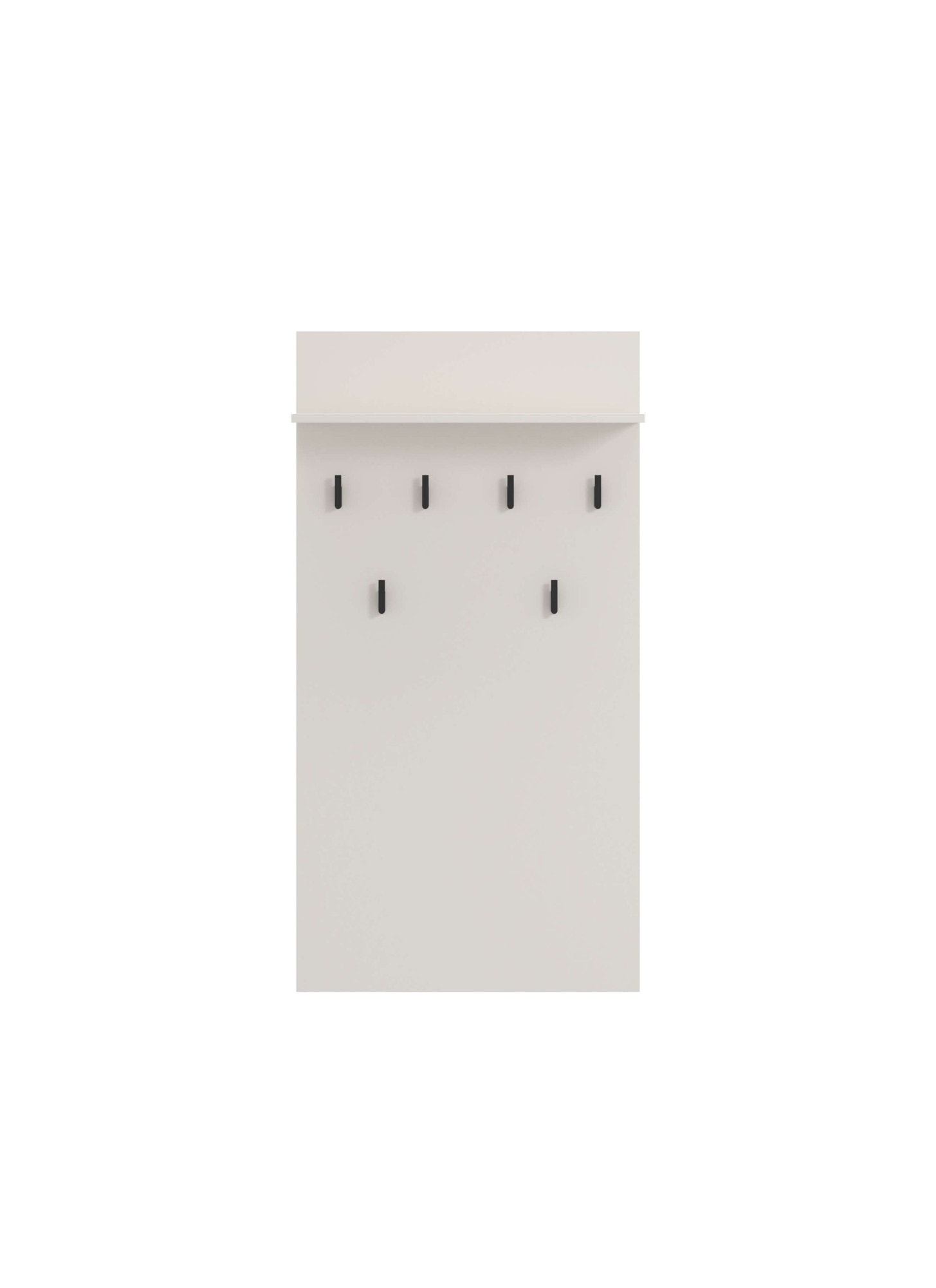 Home affaire Garderobenpaneel »Arran, Wandregal Wandpaneel, Wandgarderobe praktisch & stillvoll« mit 6 Kleiderhaken und Ablage für Accessoires, Breite 63 cm