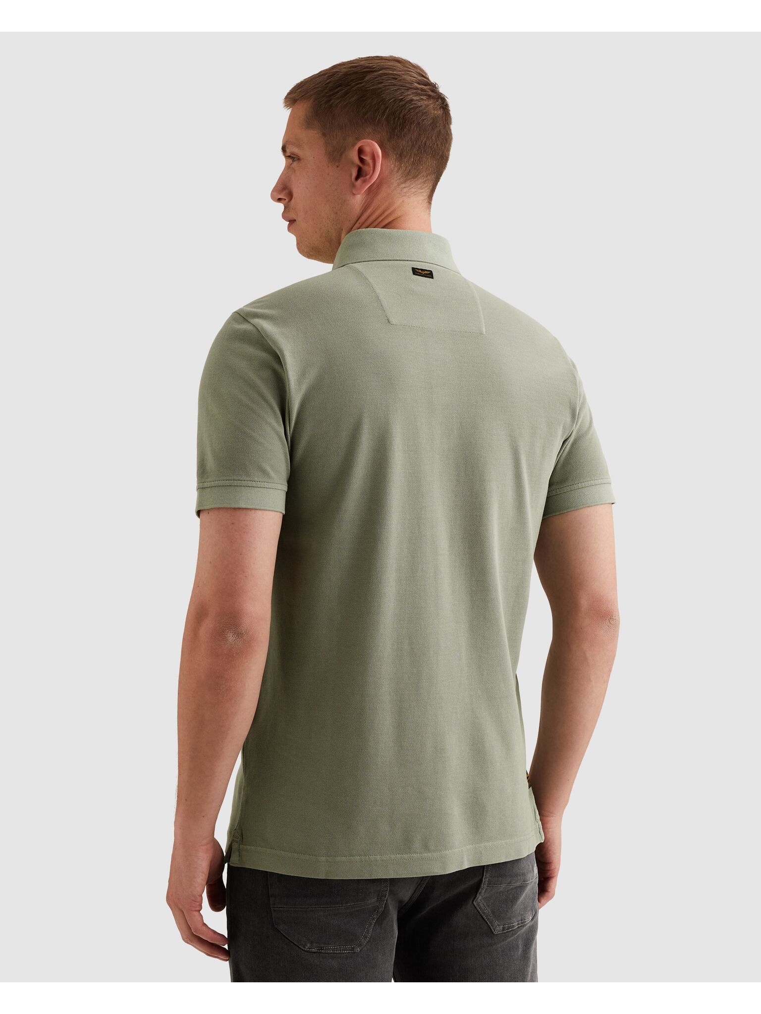 PME LEGEND Poloshirt »Short sleeve polo pique garment dyed« mit Logo Stickerei
