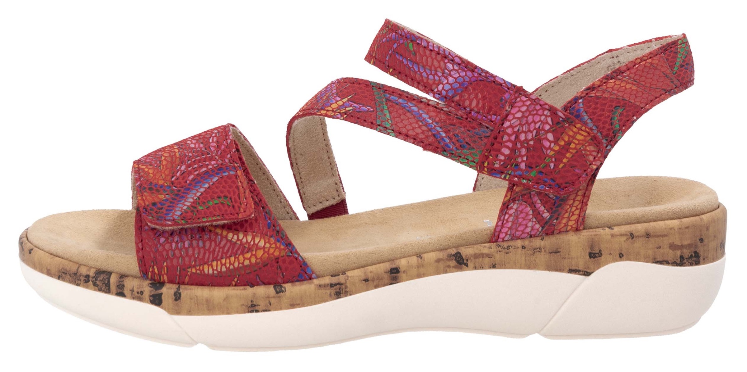 Remonte Keilsandalette  , Sommerschuh, Klettschuh, Riemchensandale mit Softfußbett