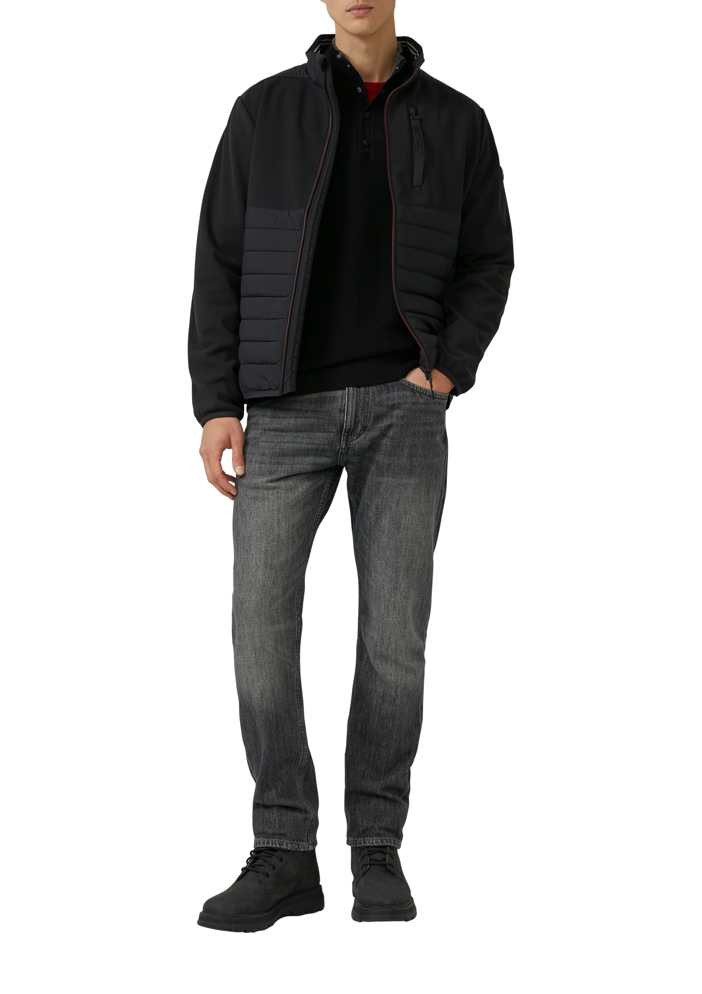 s.Oliver Strickpullover mit Logo Stickerei