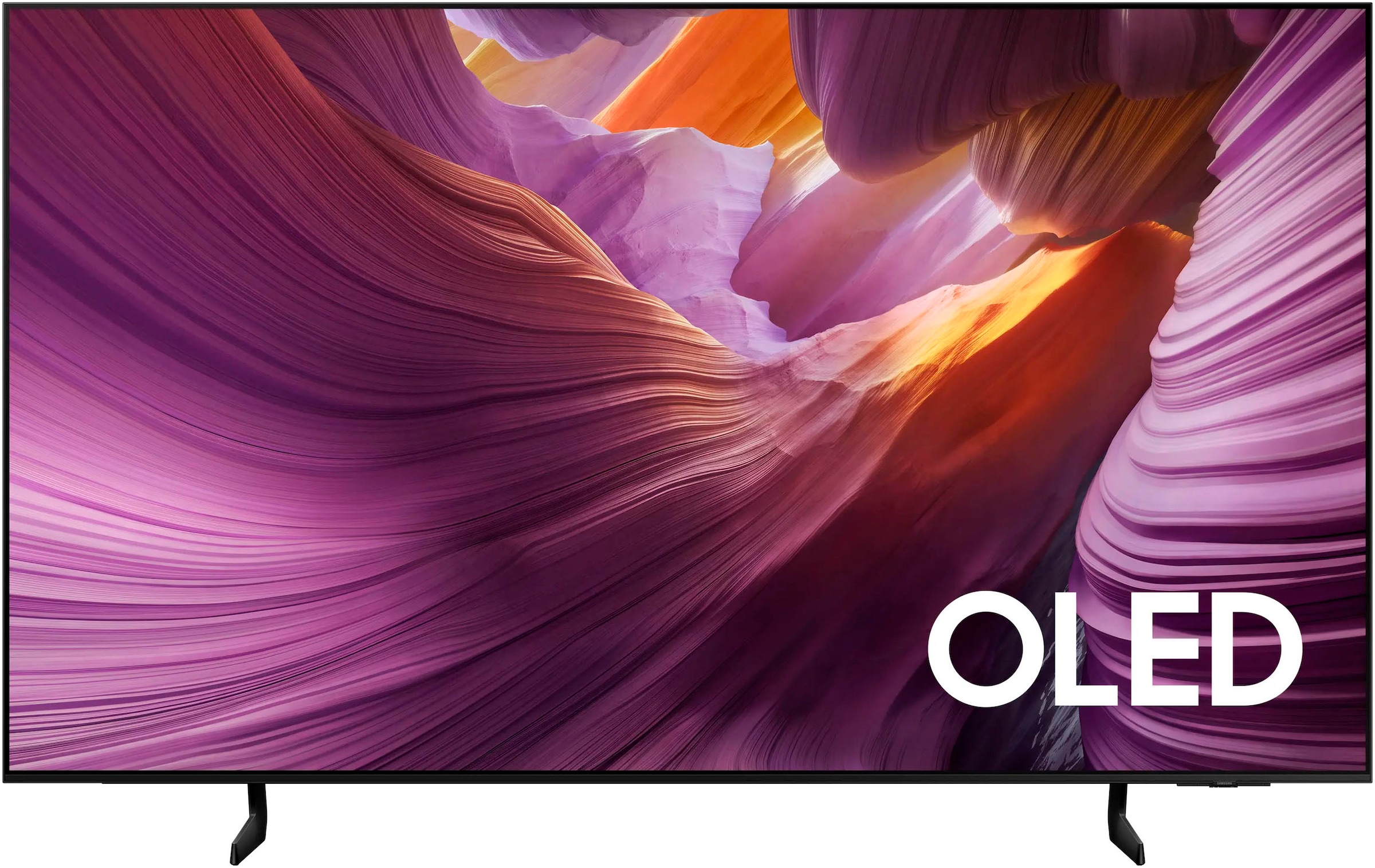 Samsung OLED-Fernseher »GQ55S85FAU«, 4K Ultra HD, Smart-TV, HDR, Dolby Atmos & AI Sound, Pantone Farben, Gaming Hub, bis zu 120Hz