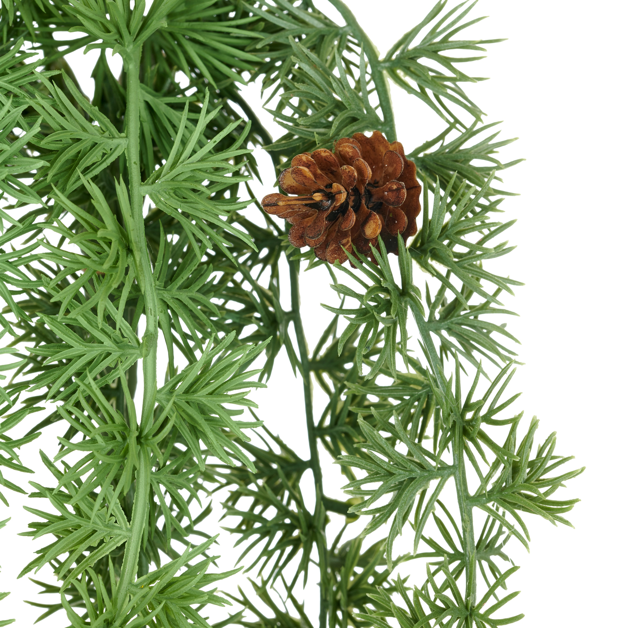 Creativ green Kunstranke »Hängezweig mit Zedernzweigen« mit Zapfen