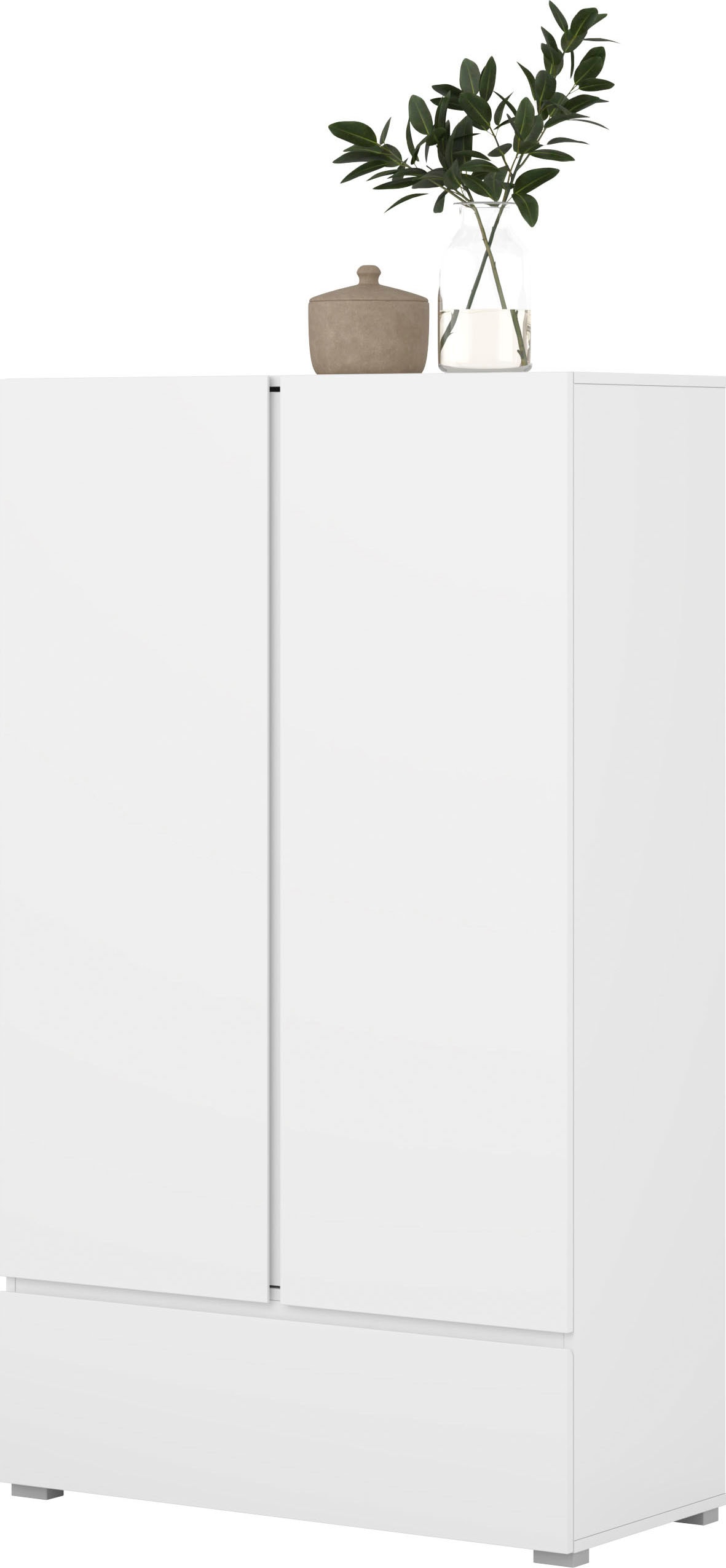 OTTO home Mehrzweckschrank »Metric,Breite 89 cm, Highboard, Universalschrank, Garderobe« Waescheschrank mit viel Stauraum, Einlegeböden verstellbar