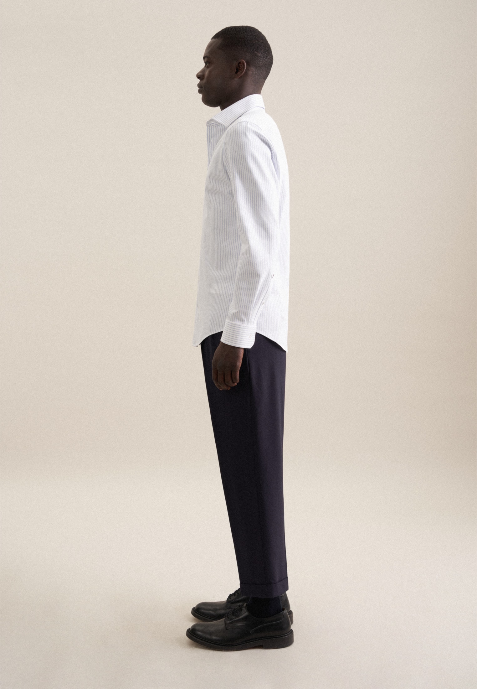 seidensticker Businesshemd »Slim« Slim 1/1 Kentkragen Streifen