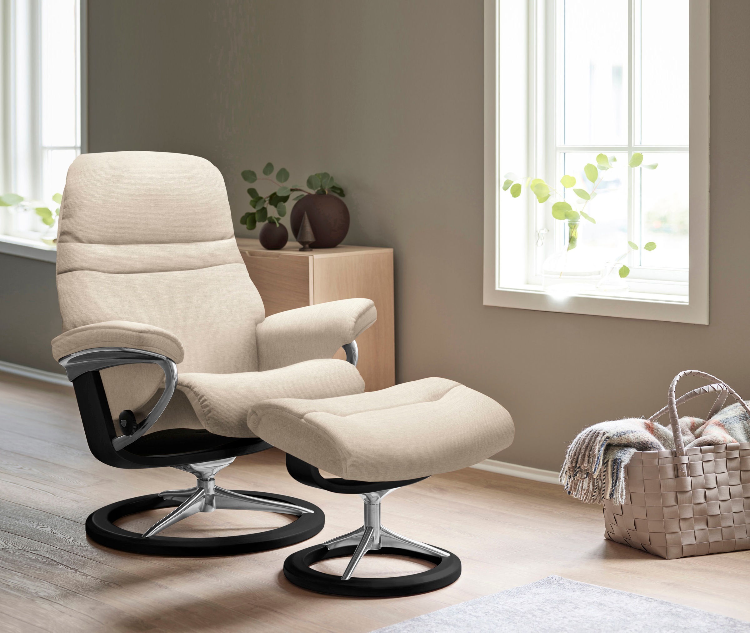 Stressless® Relaxsessel »Sunrise«, mit Signature Base, Größe S, Gestell Sch günstig online kaufen