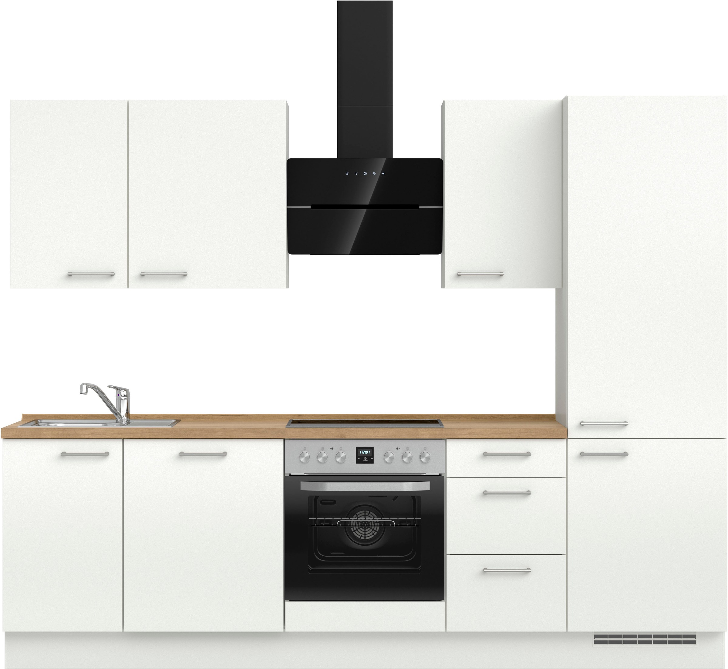 nobilia® Küchenzeile »"Laser II", Ausrichtung wählbar, Breite 270 cm« vormo günstig online kaufen