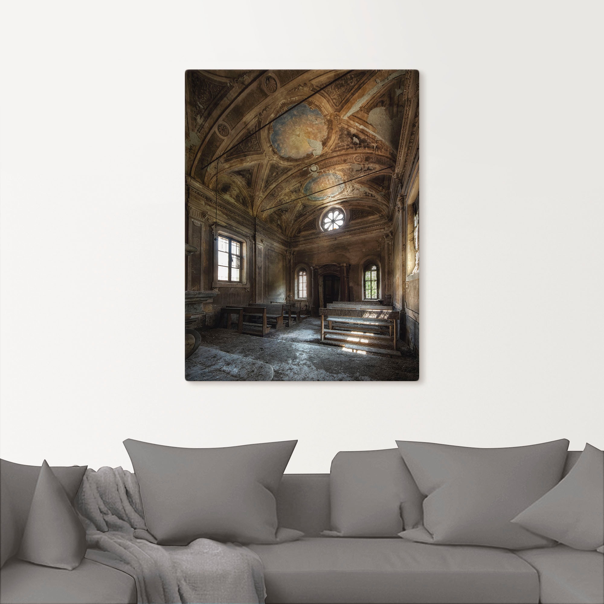 Artland Wandbild »Lost Place Alte Kirche Architektur« Gebäude 1 Stk. tlg. a günstig online kaufen