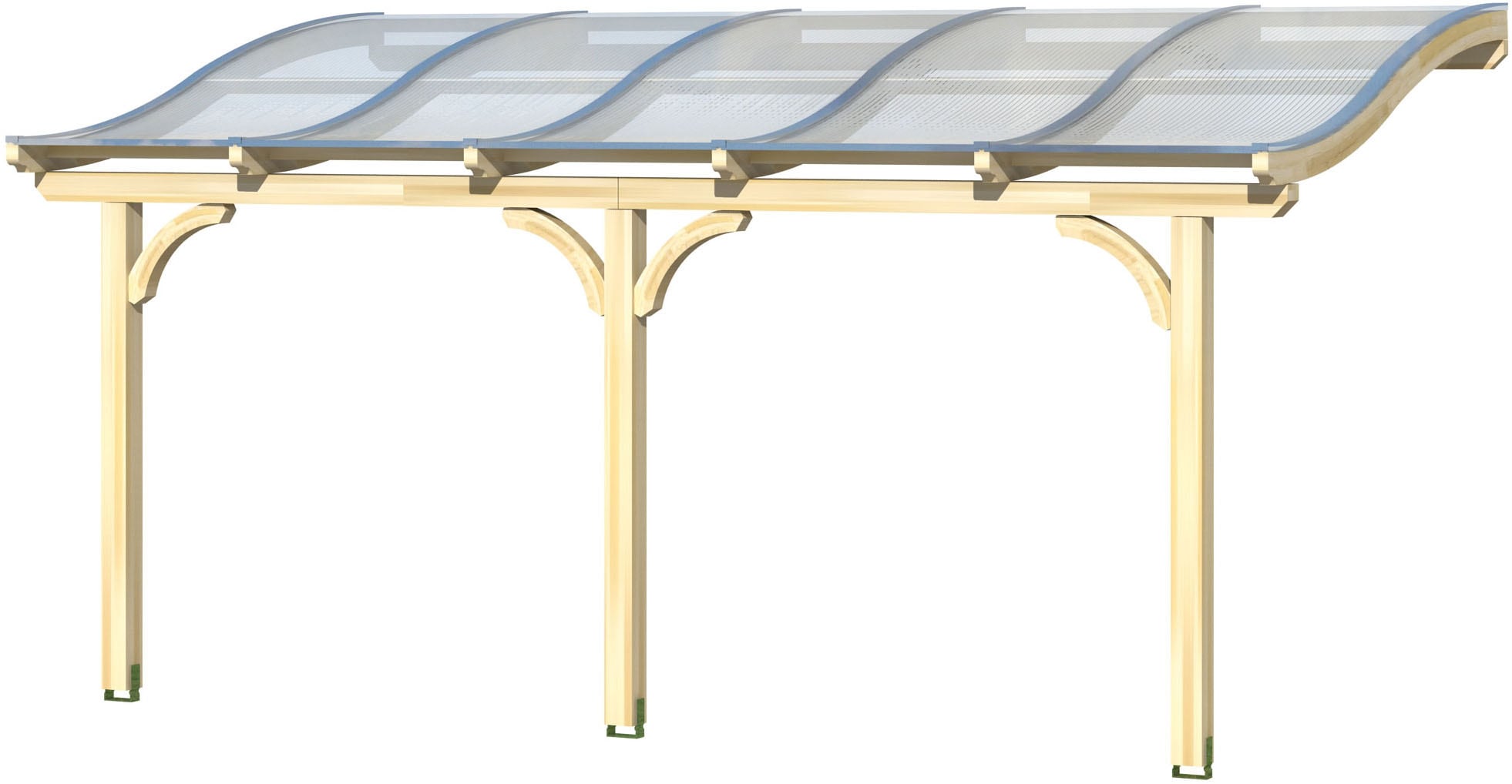 SKANHOLZ Terrassendach »Venezia« Leimholz Nussbaum