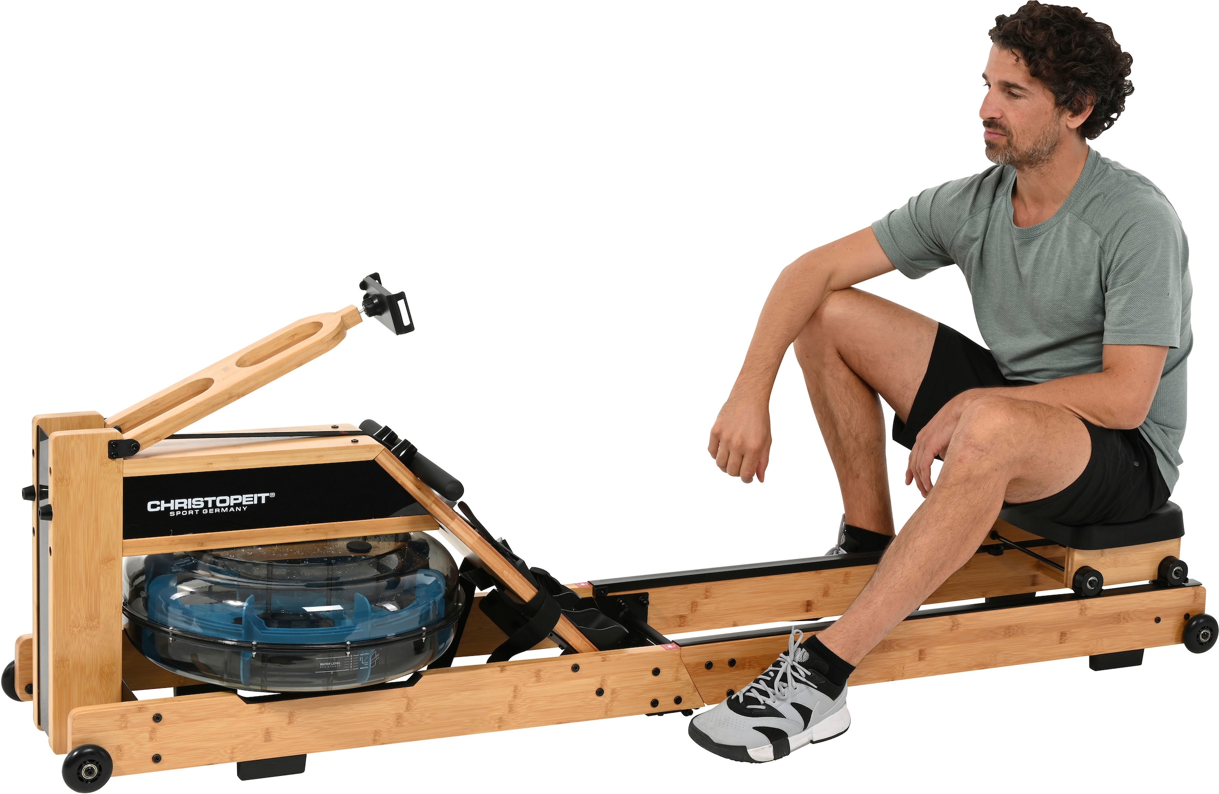 Christopeit Sport® Rudergerät »Wasserrudergerät Colorado« kompatibel mit Kinomap- App