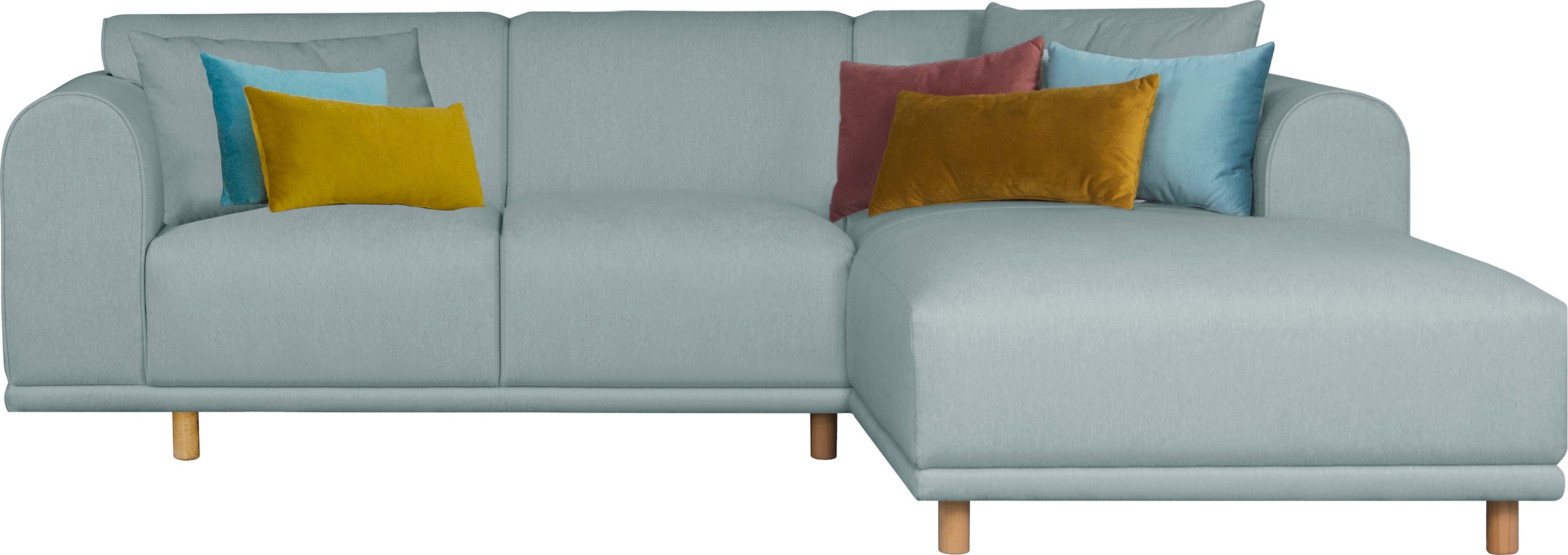 OTTO home Ecksofa »Maroon L-Form« in skandinavischem Design, mit losen Kiss günstig online kaufen