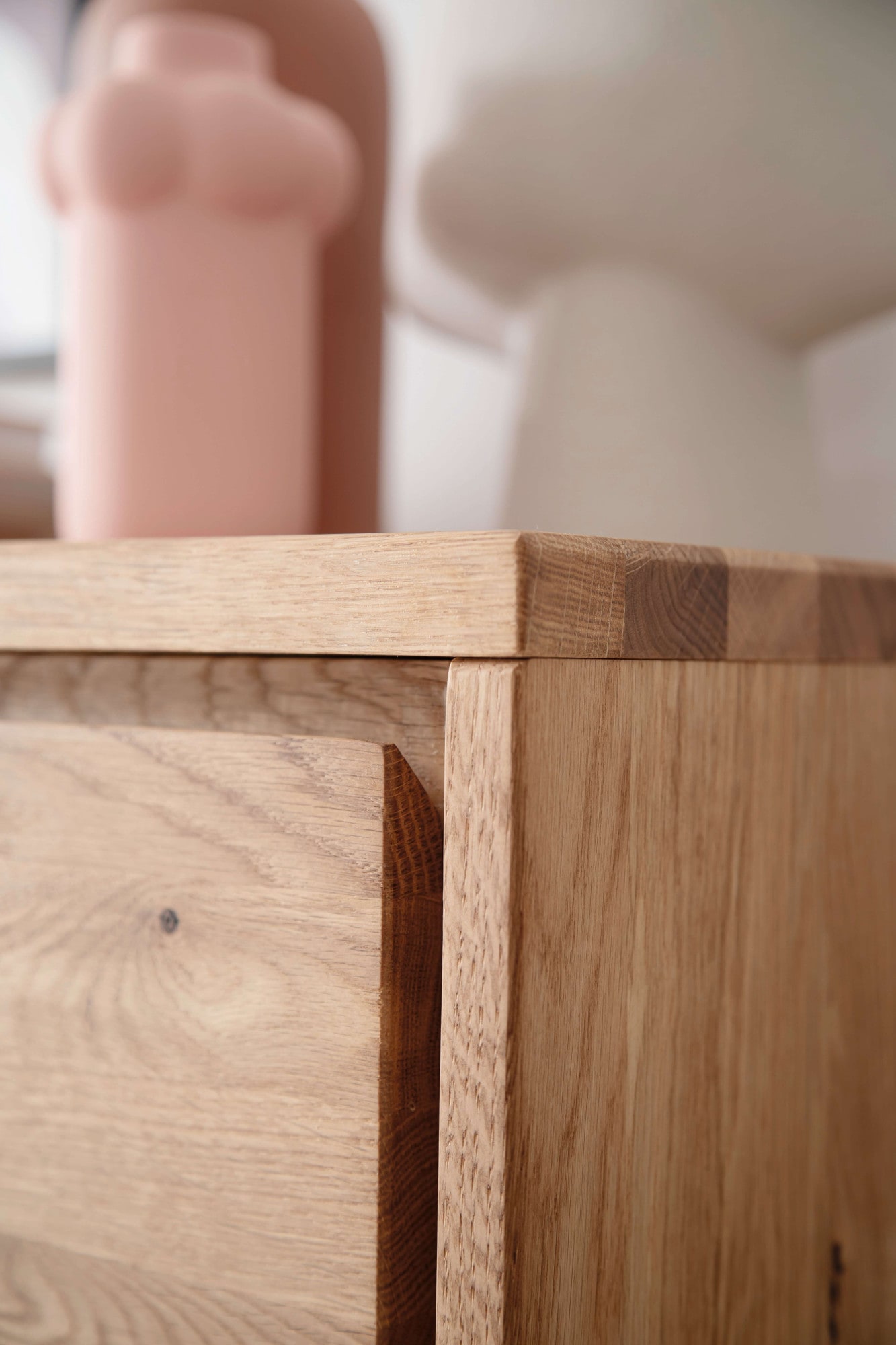 Home affaire Schubkastenkommode »Zetra Schubladenschrank, 3x Schublade/3x Tür mit Soft-Close-Function«, Fertig montiert, Eiche Massivholz, Breite 130 cm