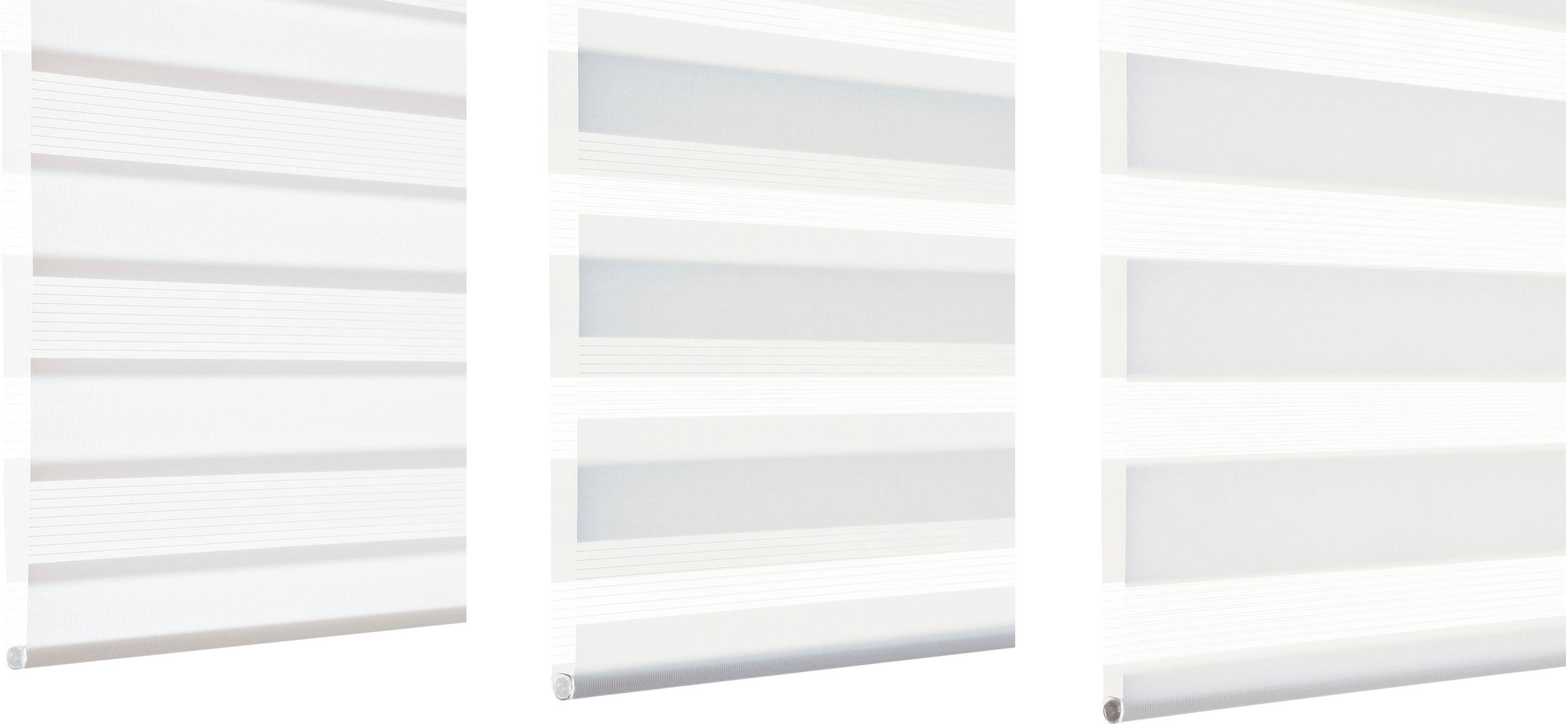 my home Seitenzugrollo »Duo Klemmrollo Easyfix«, Lichtschutz, Sichtschutz, ohne Bohren, freihängend, halbtransparent, vormontiert auf Montageschiene