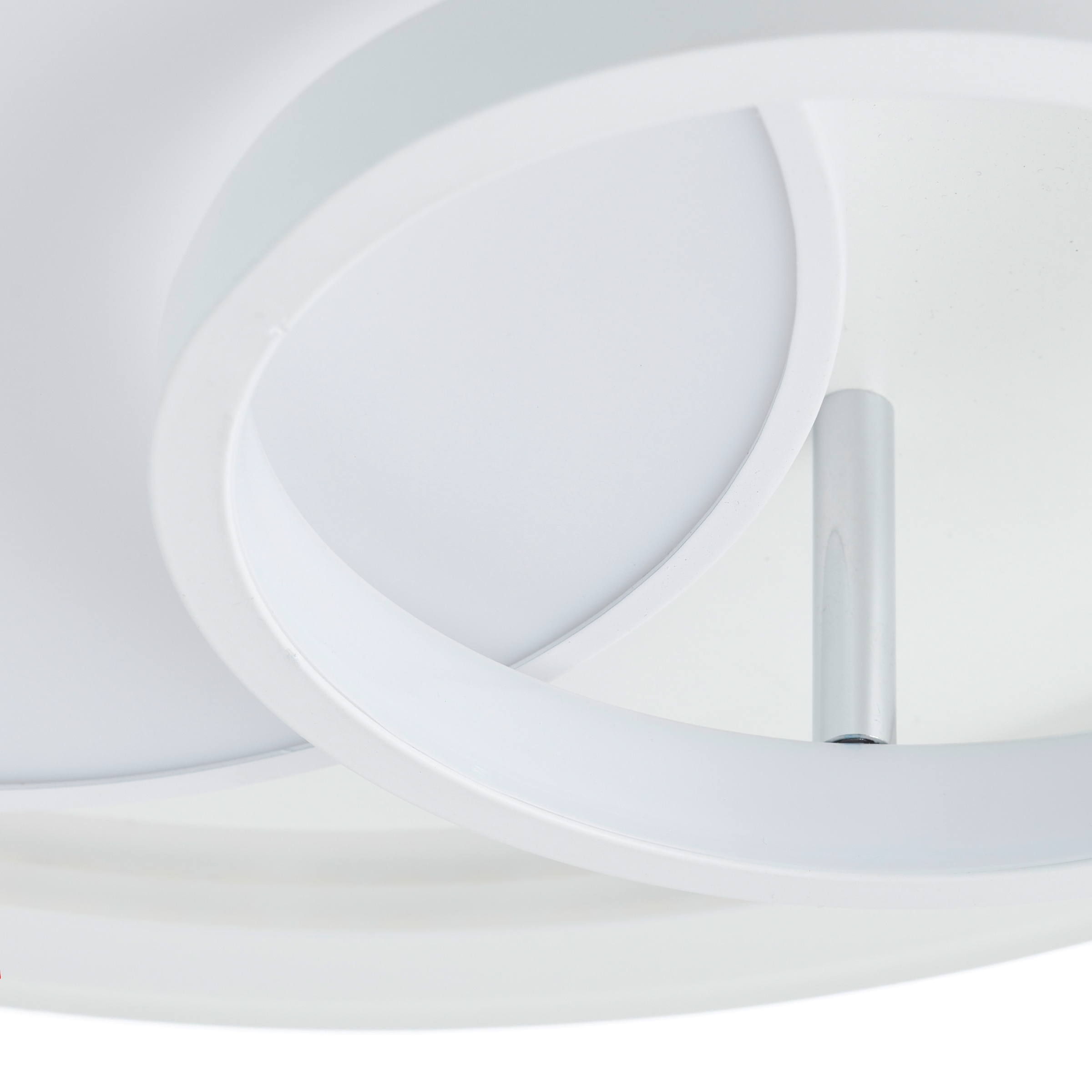 Brilliant LED Deckenleuchte »Sigune«, 1 flammig, Leuchtmittel LED-Modul | LED fest integriert, Ø 40 cm, dimmbar, CCT, 4800 lm, Fernbedienung, Metall, weiß/schwarz