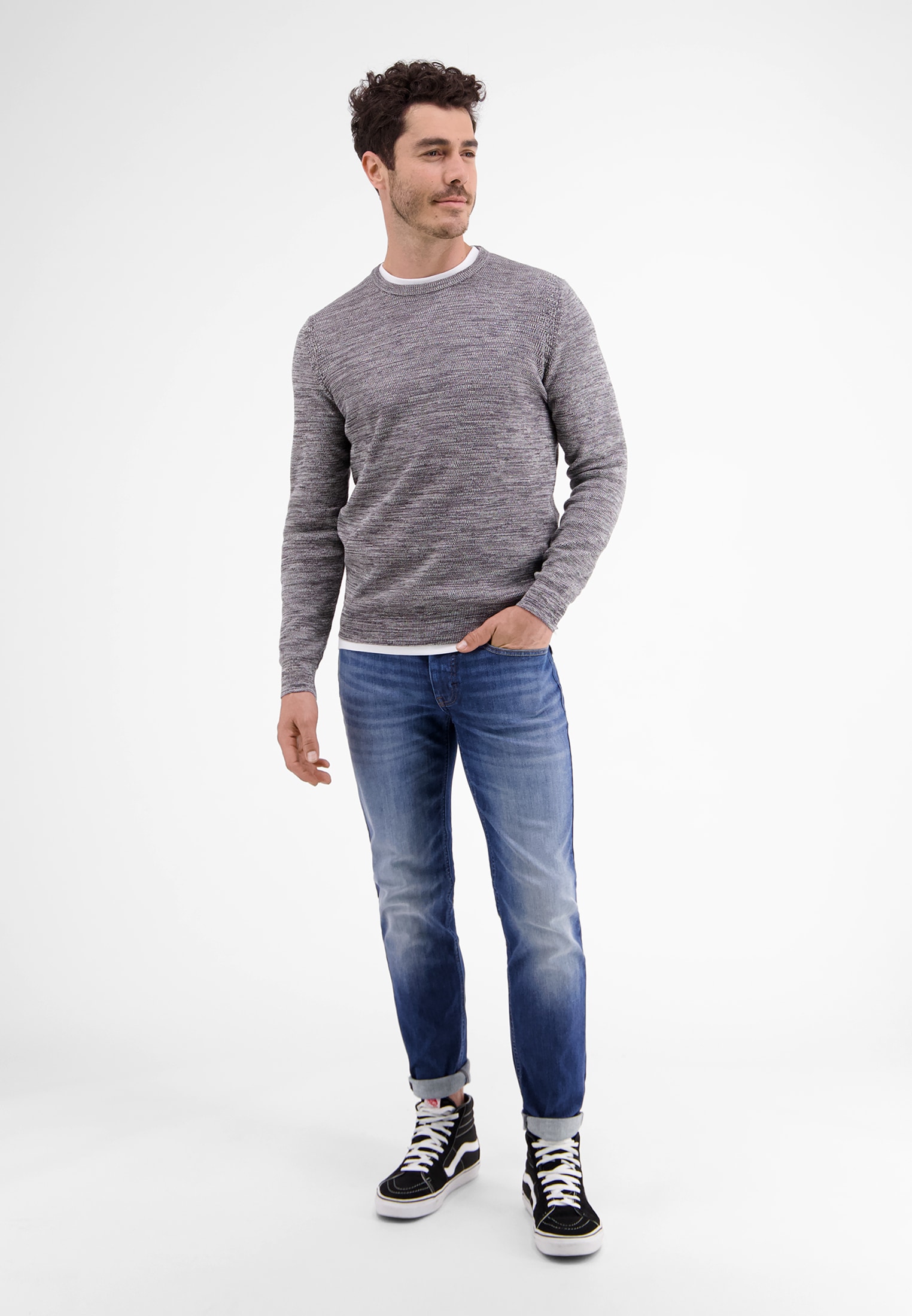 LERROS Strickpullover »LERROS Crewneck Strickpullover«