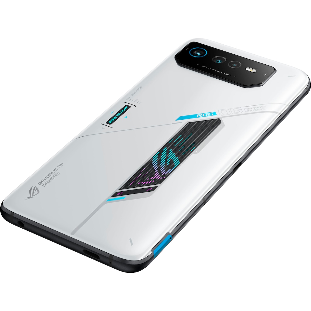 Asus Smartphone »ROG Phone 6«, Storm White, 17,22 cm/6,78 Zoll, 512 GB Speicherplatz, 50 MP Kamera