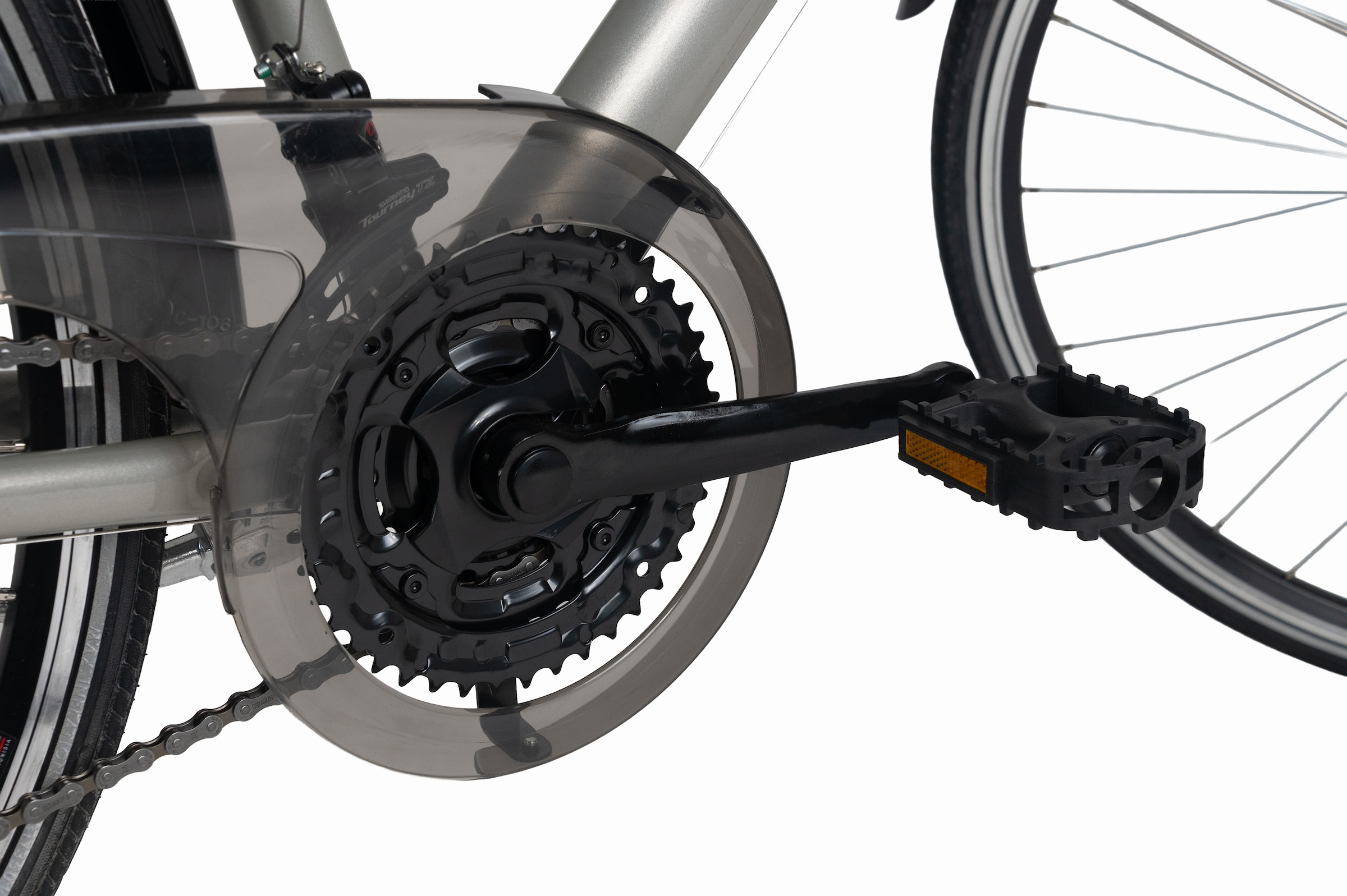 Dacapo Trekkingrad »DaCapo Trekkingrad Herren 28'' Montreal silver 21 Gänge« 21 Gang Shimano Tourney Schaltwerk Kettenschaltung 58, 