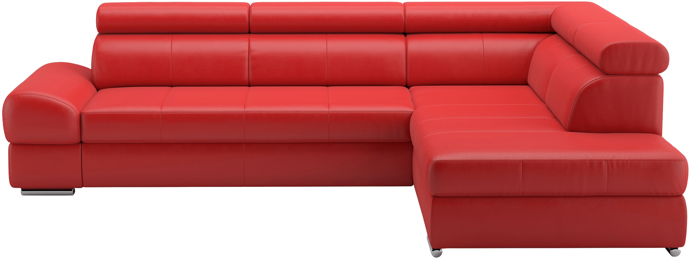 sit&more Ecksofa »Broadway L-Form«, mit verstellbaren Kopfteilen, wahlweise mit Bettfunktion