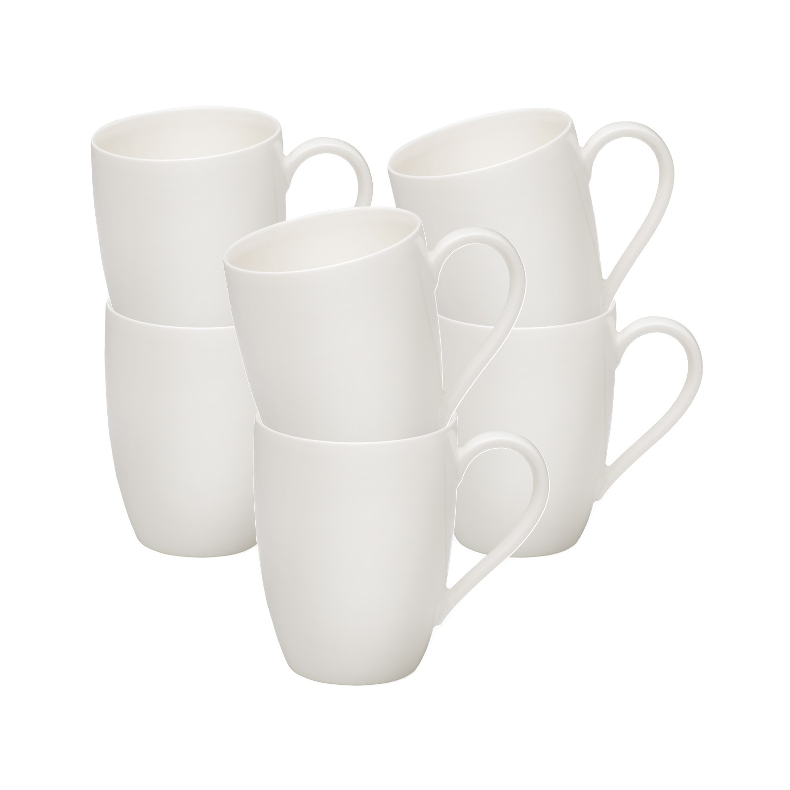 vivo Villeroy & Boch Group Becher »Kaffeebecher Basic White 260 ml 6er Set günstig online kaufen