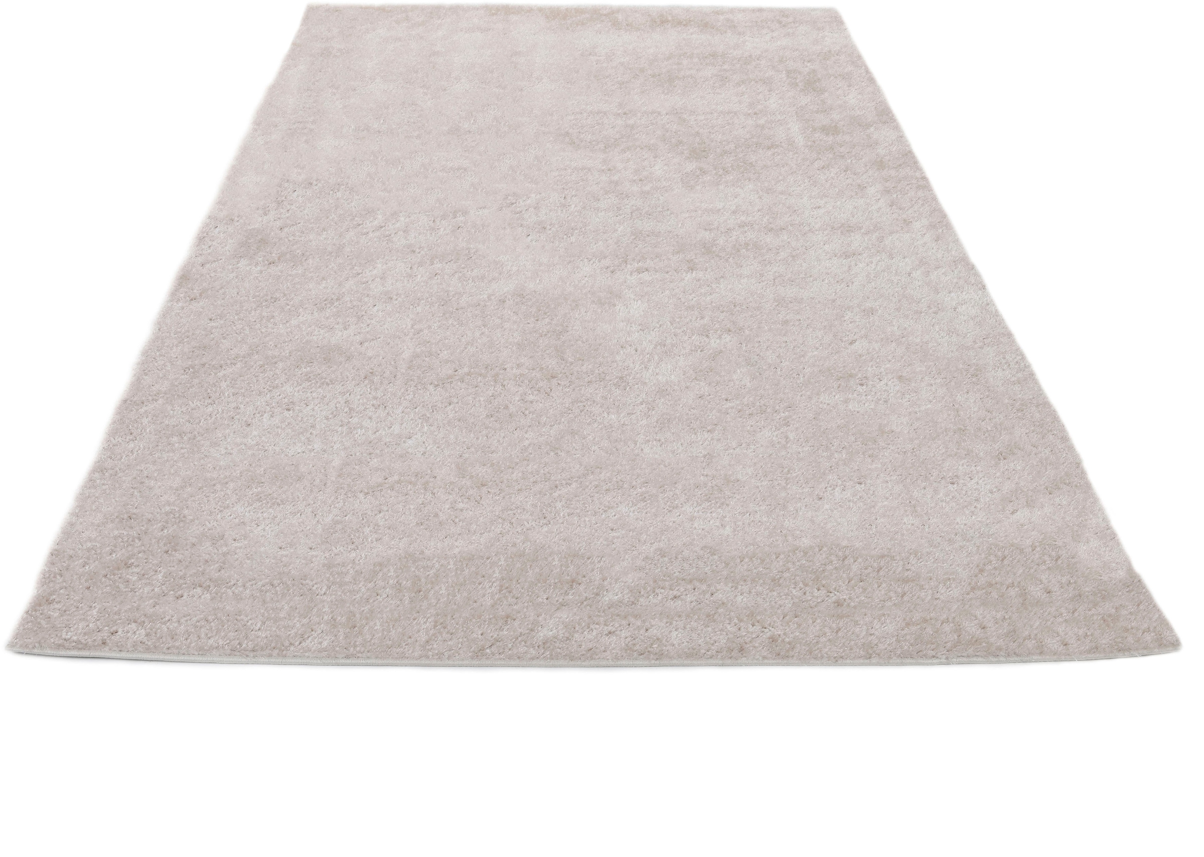 Home affaire Hochflor-Teppich »Malin«, rechteckig, Shaggy in Uni-Farben, einfarbig, leicht glänzend