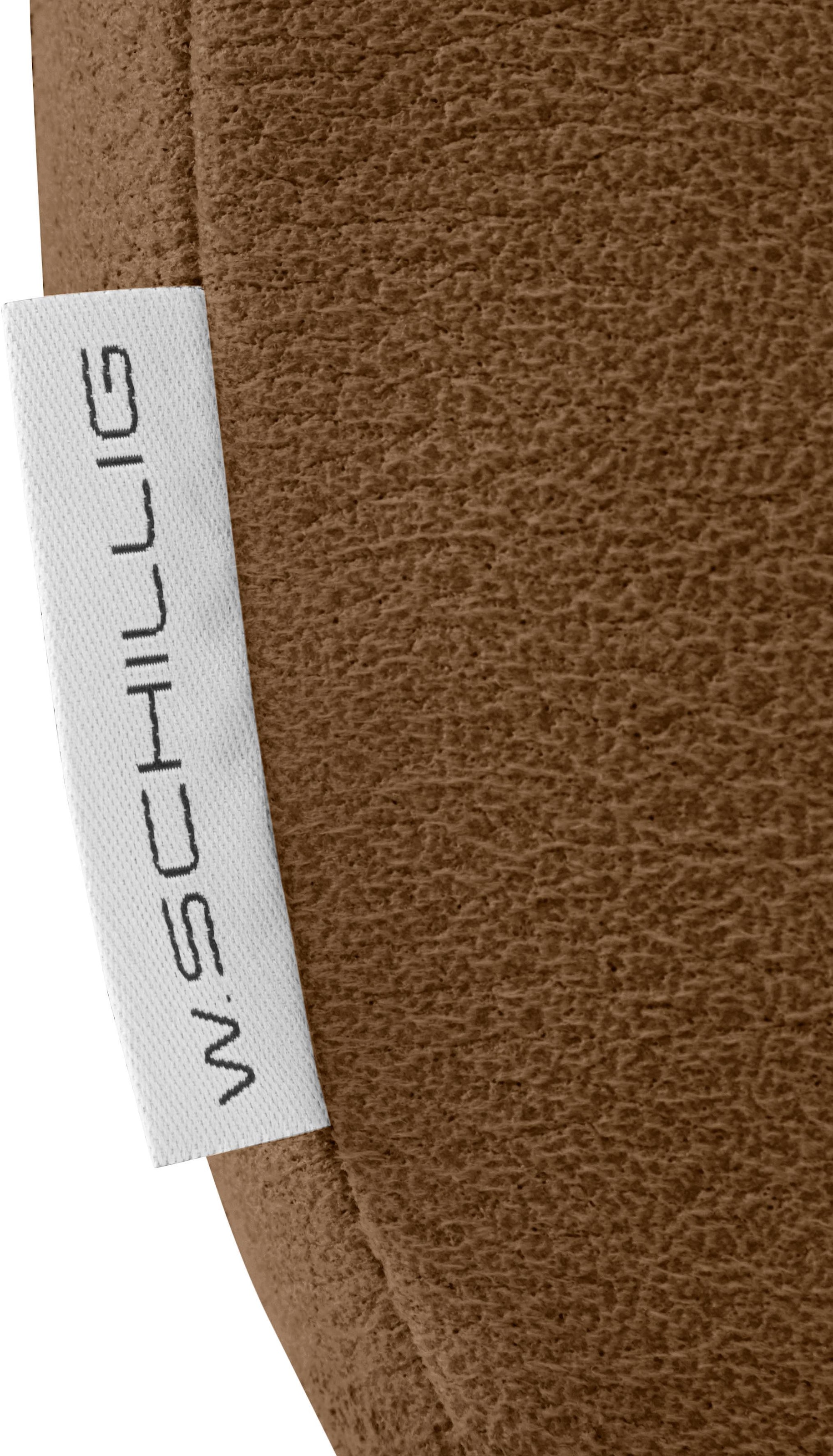 W.SCHILLIG 2,5-Sitzer »enjoy&MORE«, mit Sitztiefenverstellung, Füße silber matt, Breite 232 cm