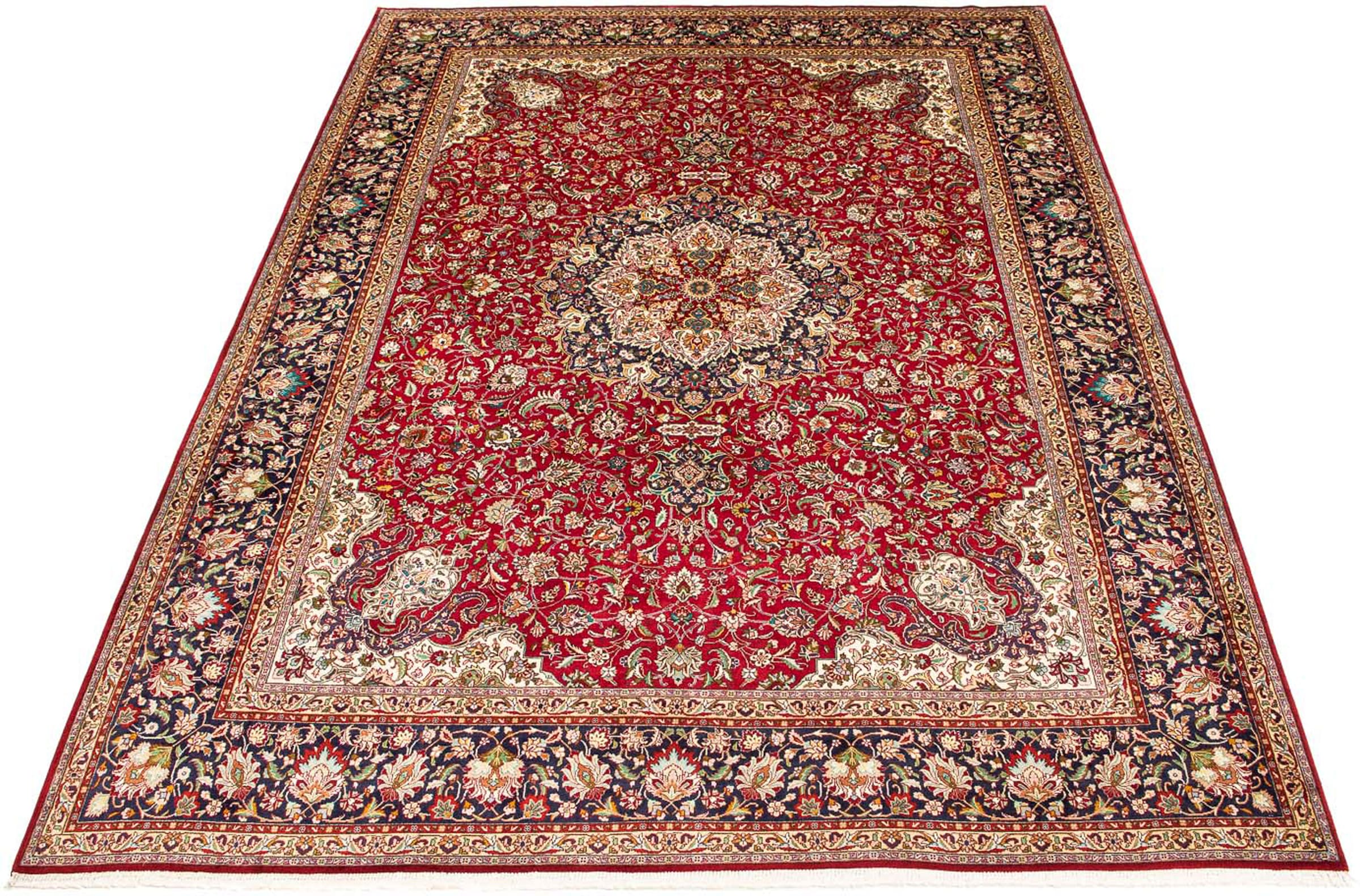 morgenland Orientteppich »Perser - Täbriz - Royal - 398 x 300 cm - rot«, re günstig online kaufen