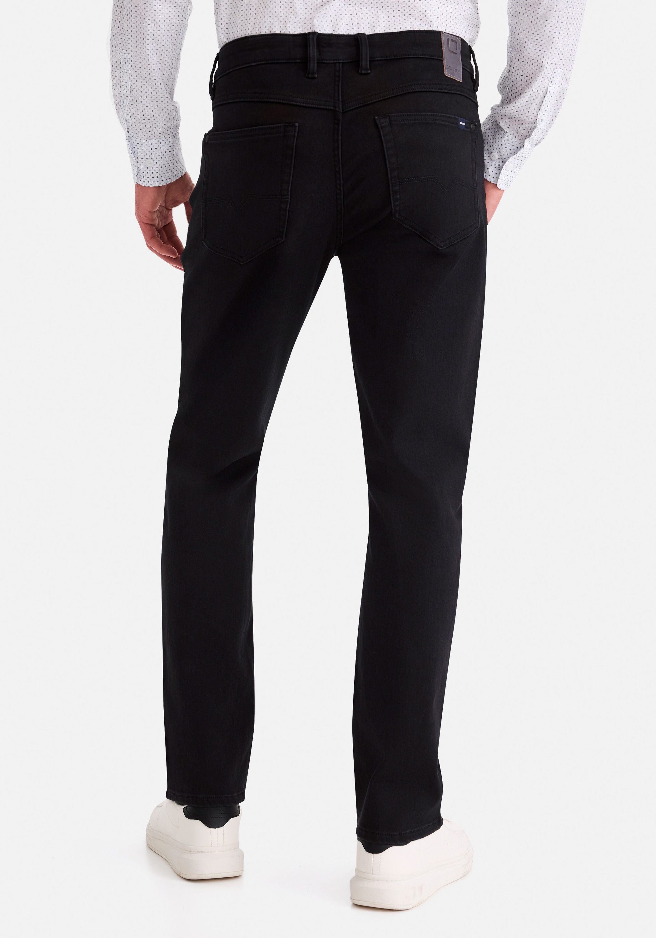 Stooker Men 5-Pocket-Jeans »Frisco Thermo Straight Fit«, Straight Fit Casual Clean Wash Denim Thermo Effekt für Herren