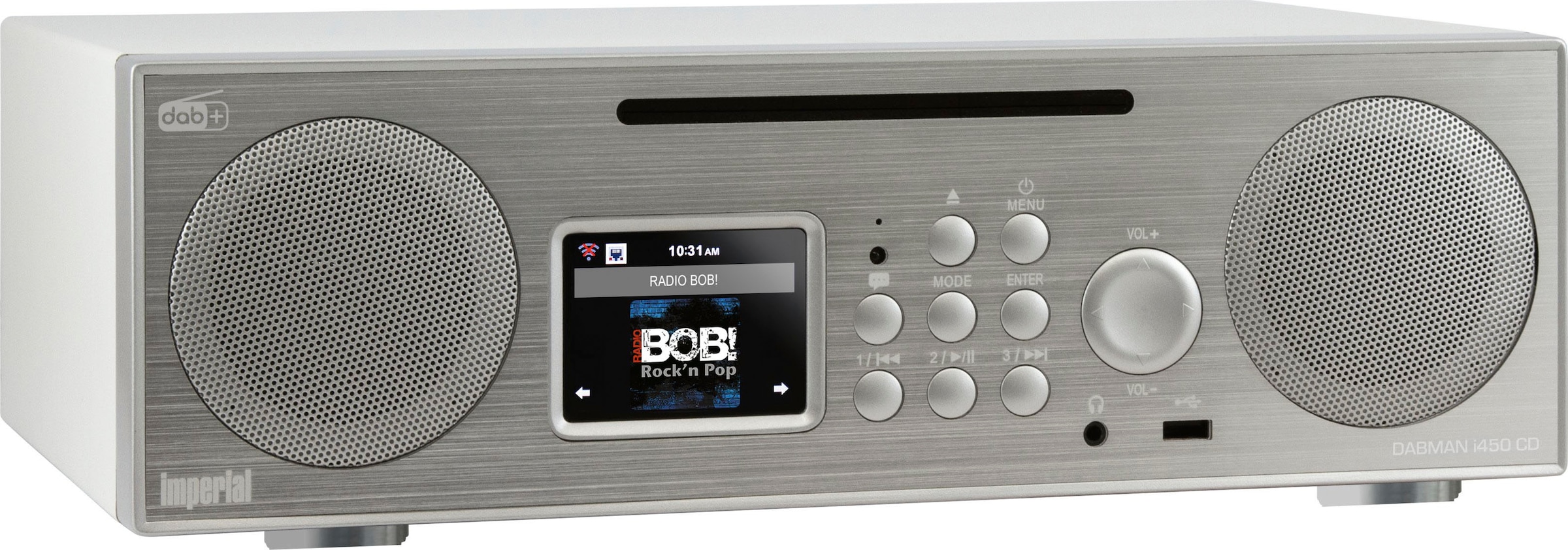 (Bluetooth-LAN (Ethernet)-WLAN online »DABMAN kaufen IMPERIAL Digitalradio (DAB+) i450 CD«, mit 30 (DAB+)-Internetradio-FM-Tuner by TELESTAR UKW W) RDS-Digitalradio