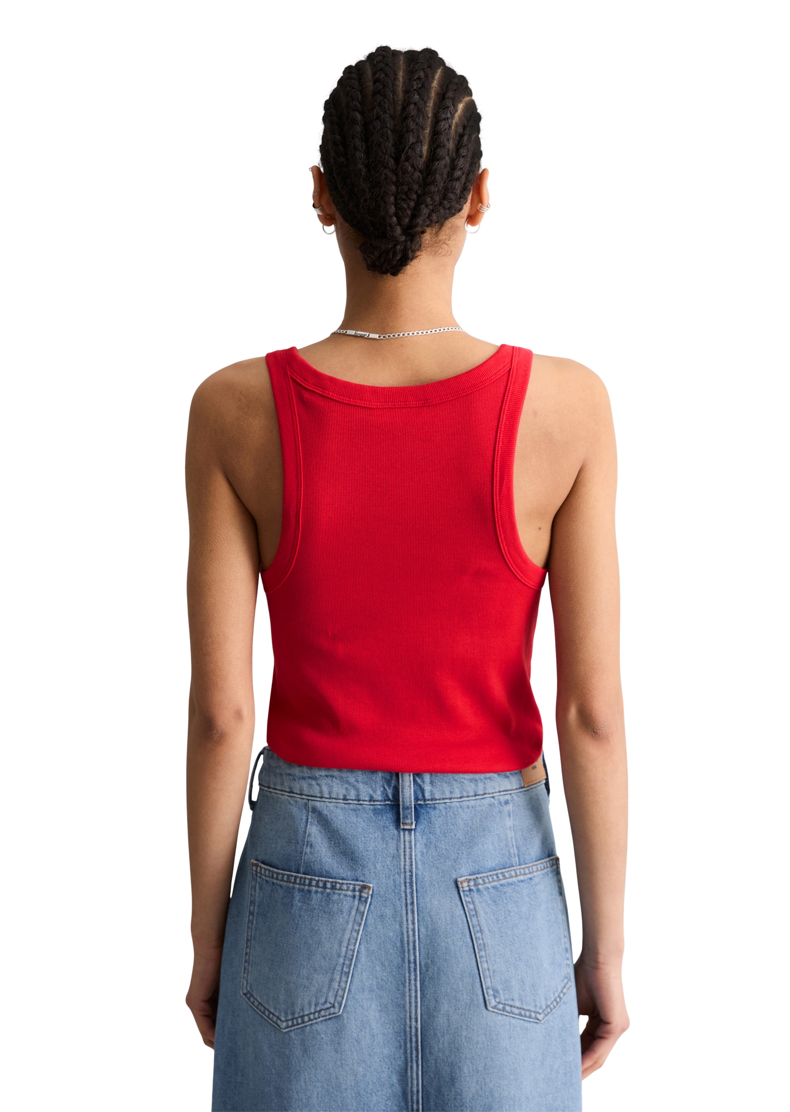 Marc O'Polo DENIM Tanktop slim fit aus Bio-Baumwoll-Stretchjersey