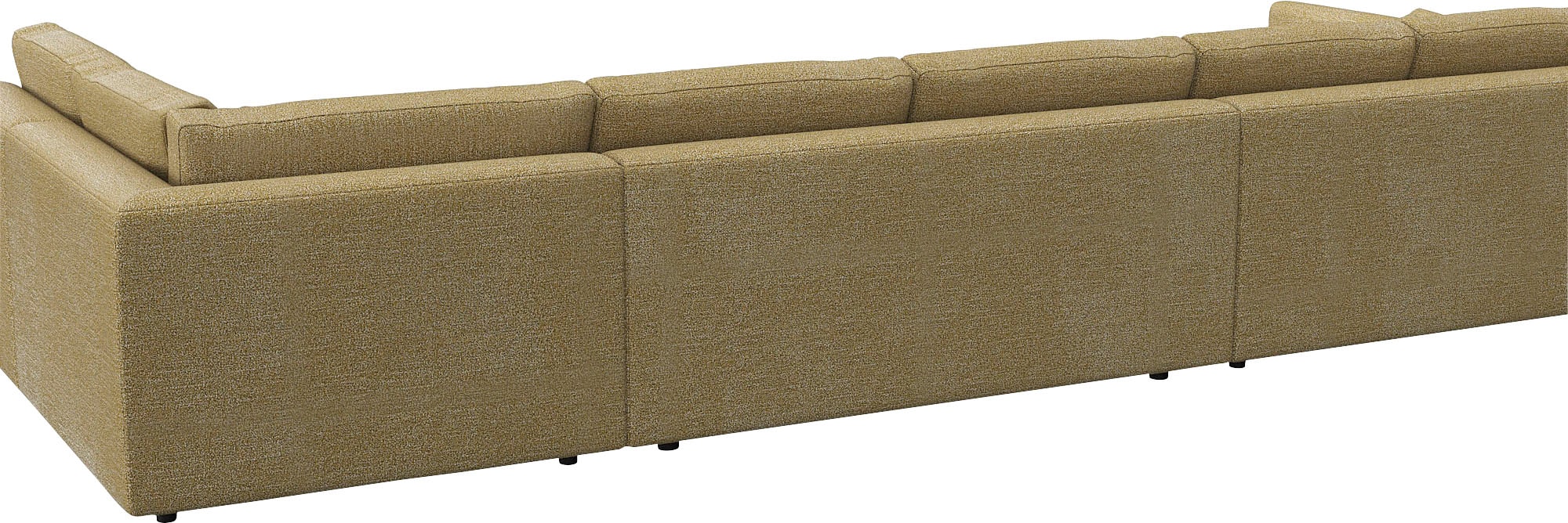 FLEXLUX Wohnlandschaft »Lovane, U-Form, bequem und komfortabel«, Weich & anschmiegsam, große Sitztiefe auf Kaltschaum, Dekokissen inkl.