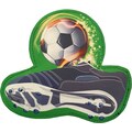 McNeill Schulranzen »mac2, Soccer«, reflektierende Streifen auf den Schultergurten-retroreflektierende Flächen, inkl. Federmäppchen, Turnbeutel, Schlamperrolle & Motivmagnet