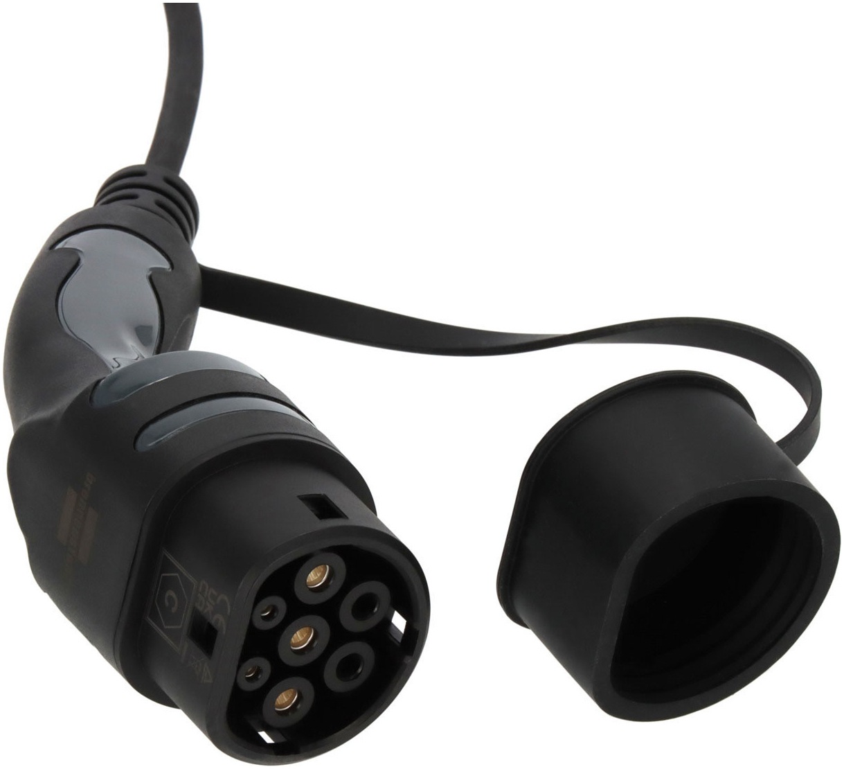 Brennenstuhl Stromkabel »Tragbares EV Ladegerät Typ 2 Schutzkontakt 2,3KW mit 8 m Kabel« Typ F (Schuko) 800 cm