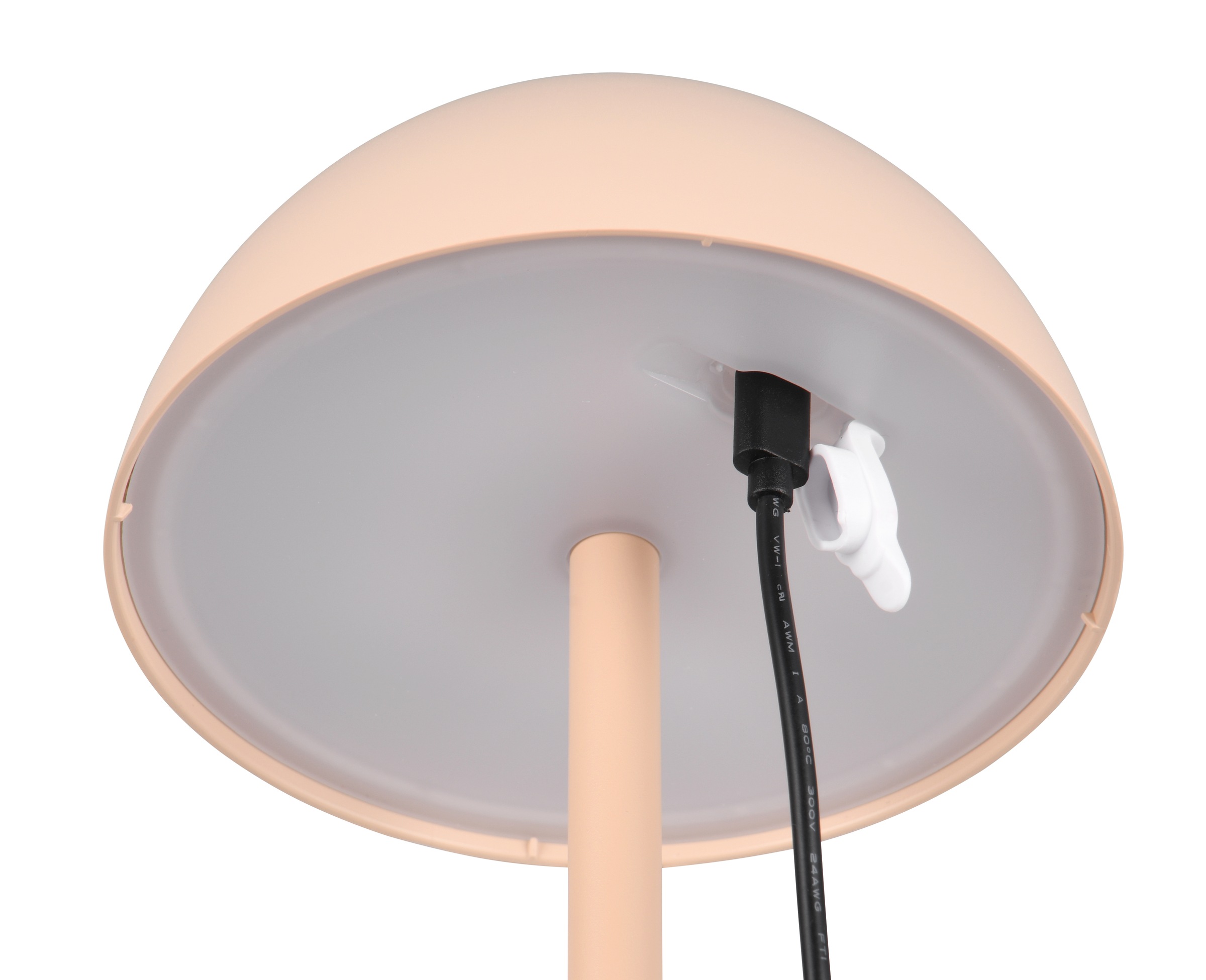 my home LED Außen-Tischleuchte »Abbey Tischleuchte 2er-Set«, 1 flammig, Leuchtmittel LED-Board | LED fest integriert, 2er Set Outdoor Akku Tischlampe Pilzdesign USB-C 4-fach Touch Dimmer