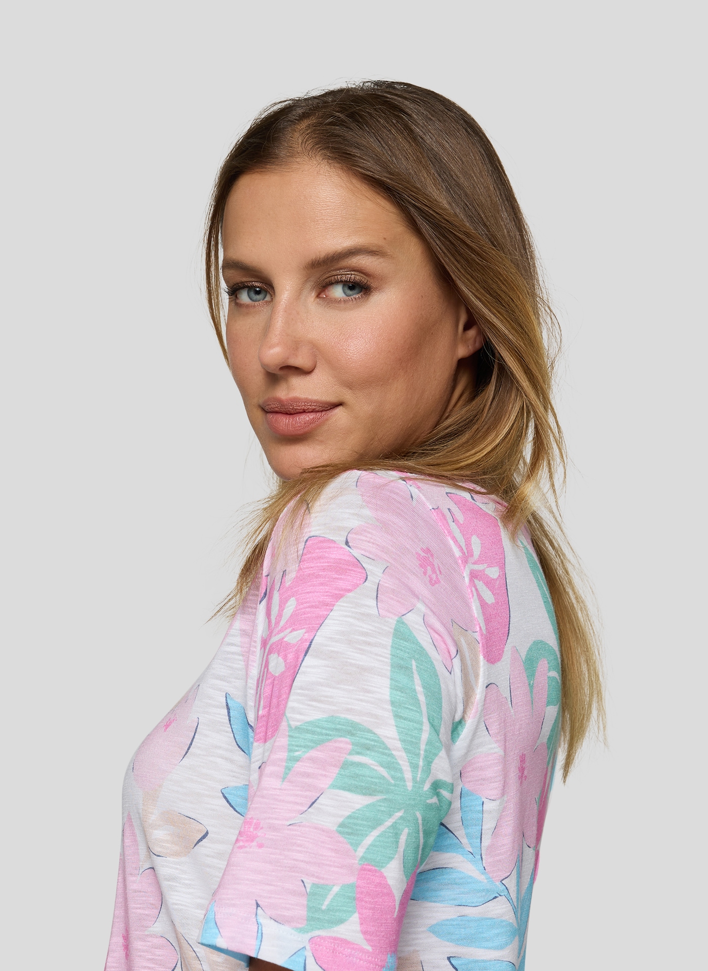 Rabe T-Shirt mit All-Over Print