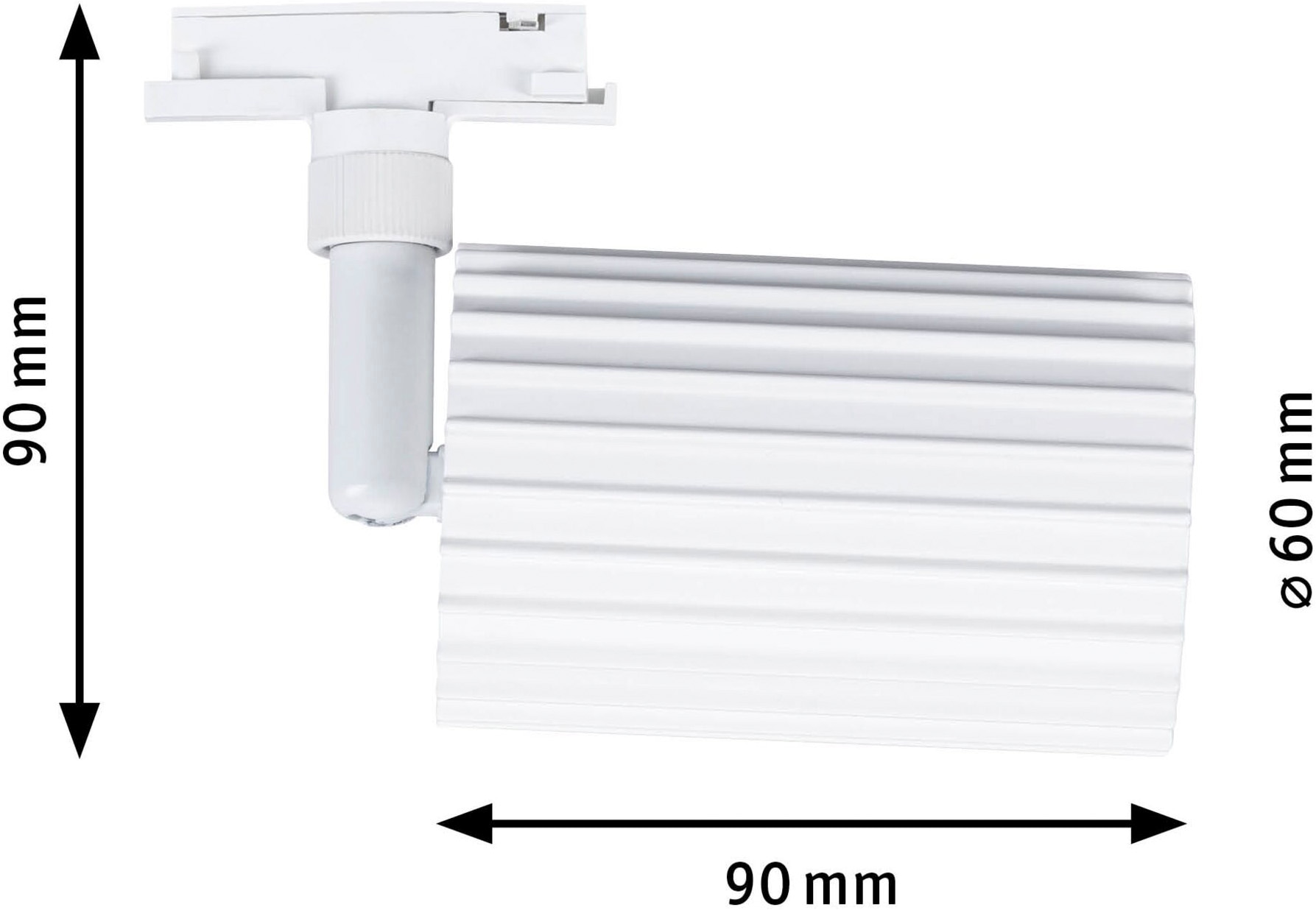 Paulmann Schienensystem-Leuchten »URail Spot Lirena max 1x10W GU10 230V« GU10 Dimmbar