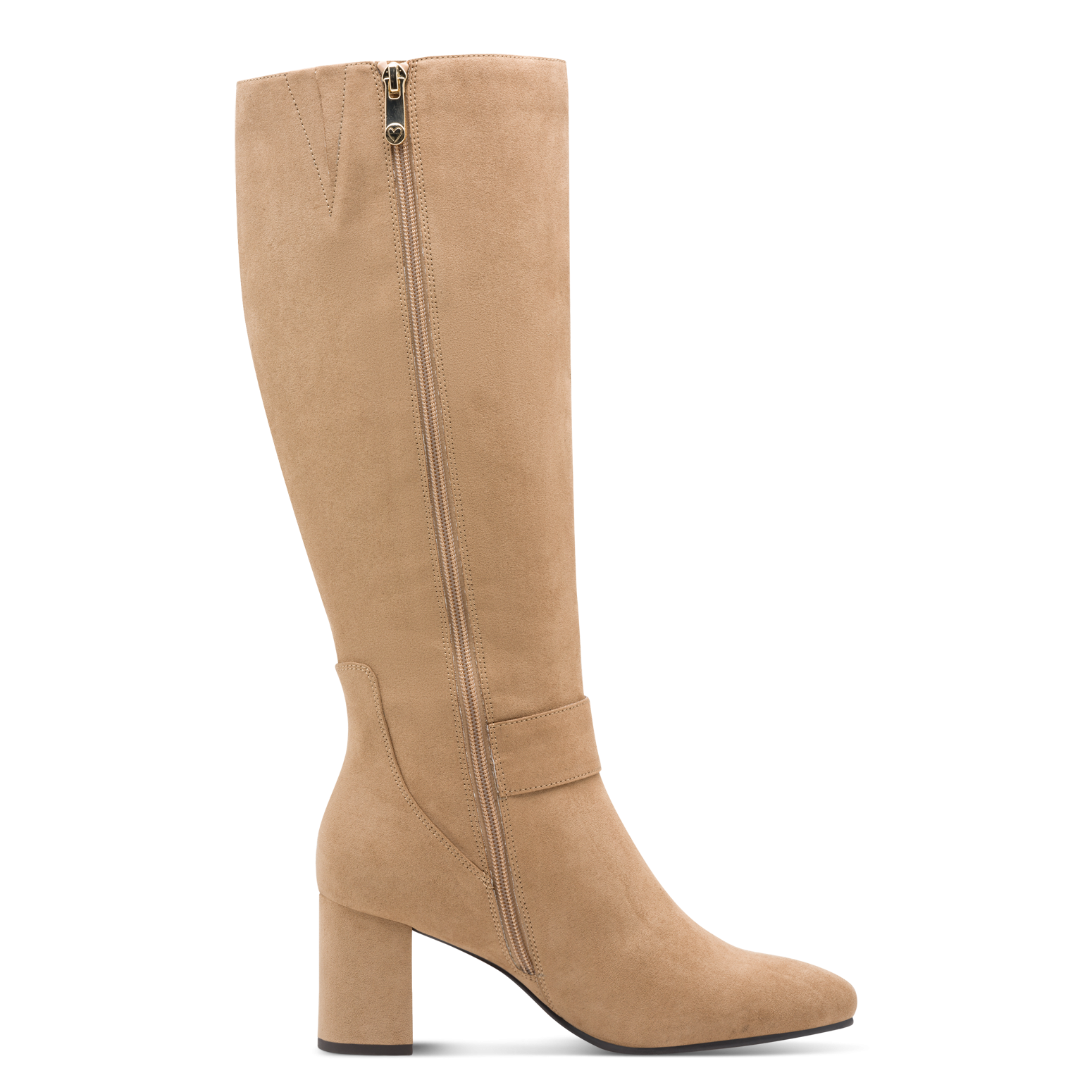 MARCO TOZZI Stiefel  , Blockabsatz, Businessstiefel, Langschaftstiefel mit Zierschnalle