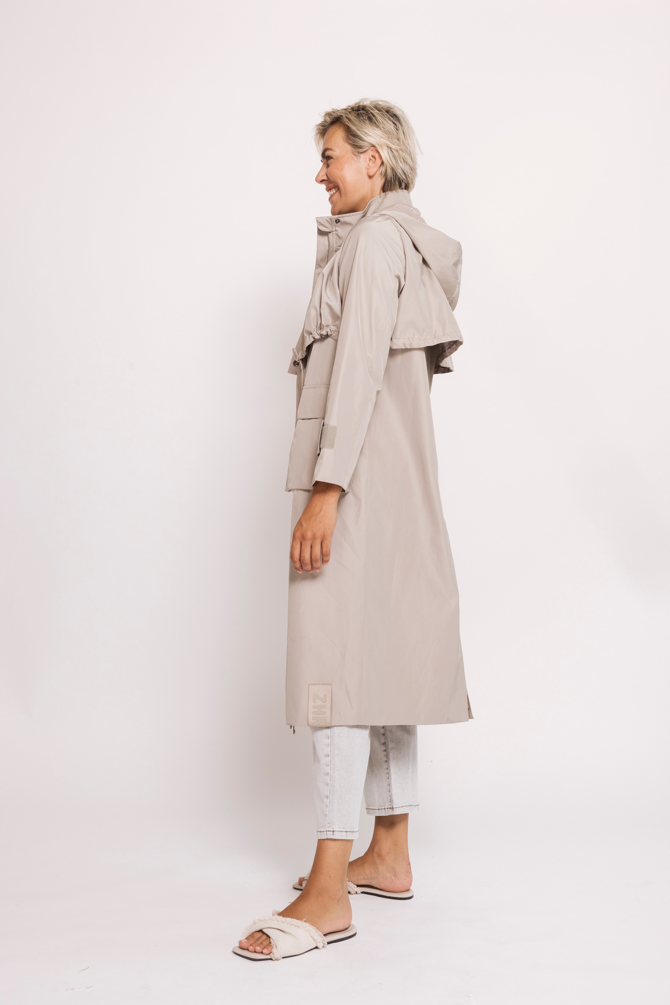 Zhrill Funktionsmantel »ZHCOSIMA Mantel« mit Kapuze und Reißverschluss