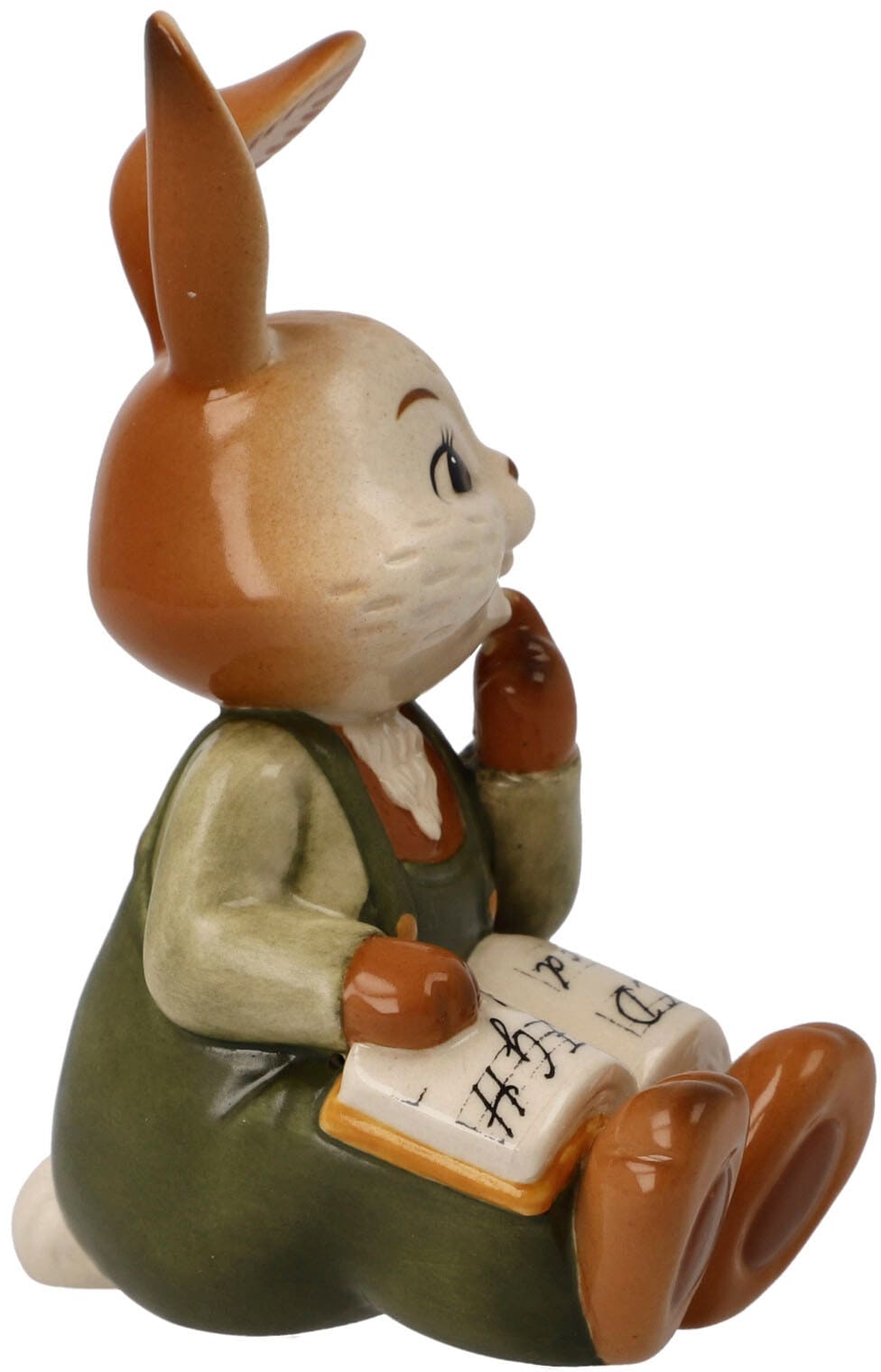 Goebel Osterhase »Hasenschule - Früh übt sich«, Sammelfigur, Hase beim Lesen