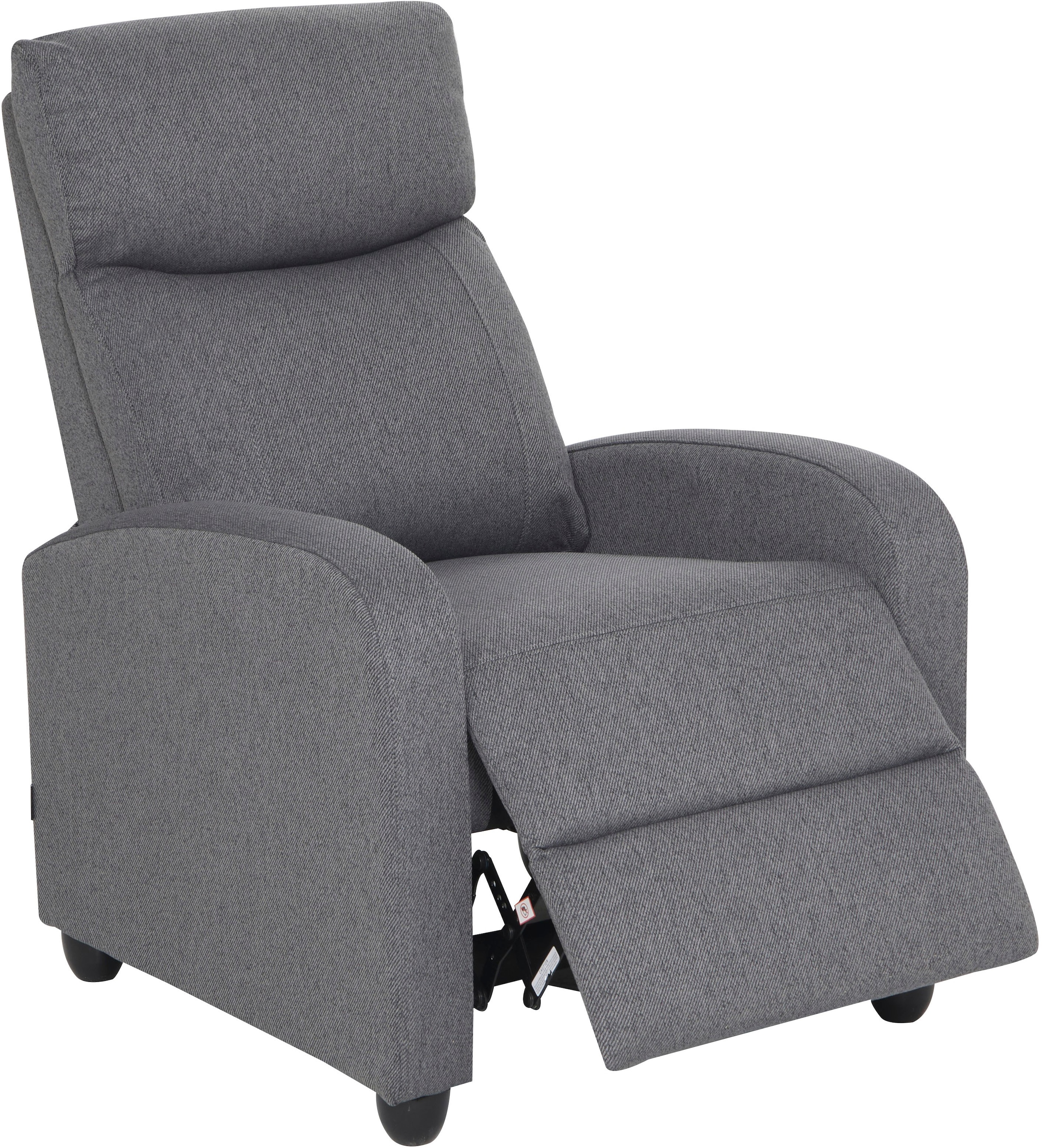 Home affaire Relaxsessel »JULINOR, TV-Sessel, Ruhesessel mit Schlaffunktion, Webstoff« Liegesessel mit manueller Relaxfunktion