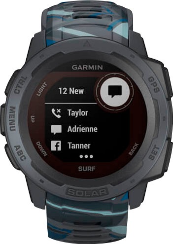 Garmin Smartwatch »Instinct Solar – Surf Edition«