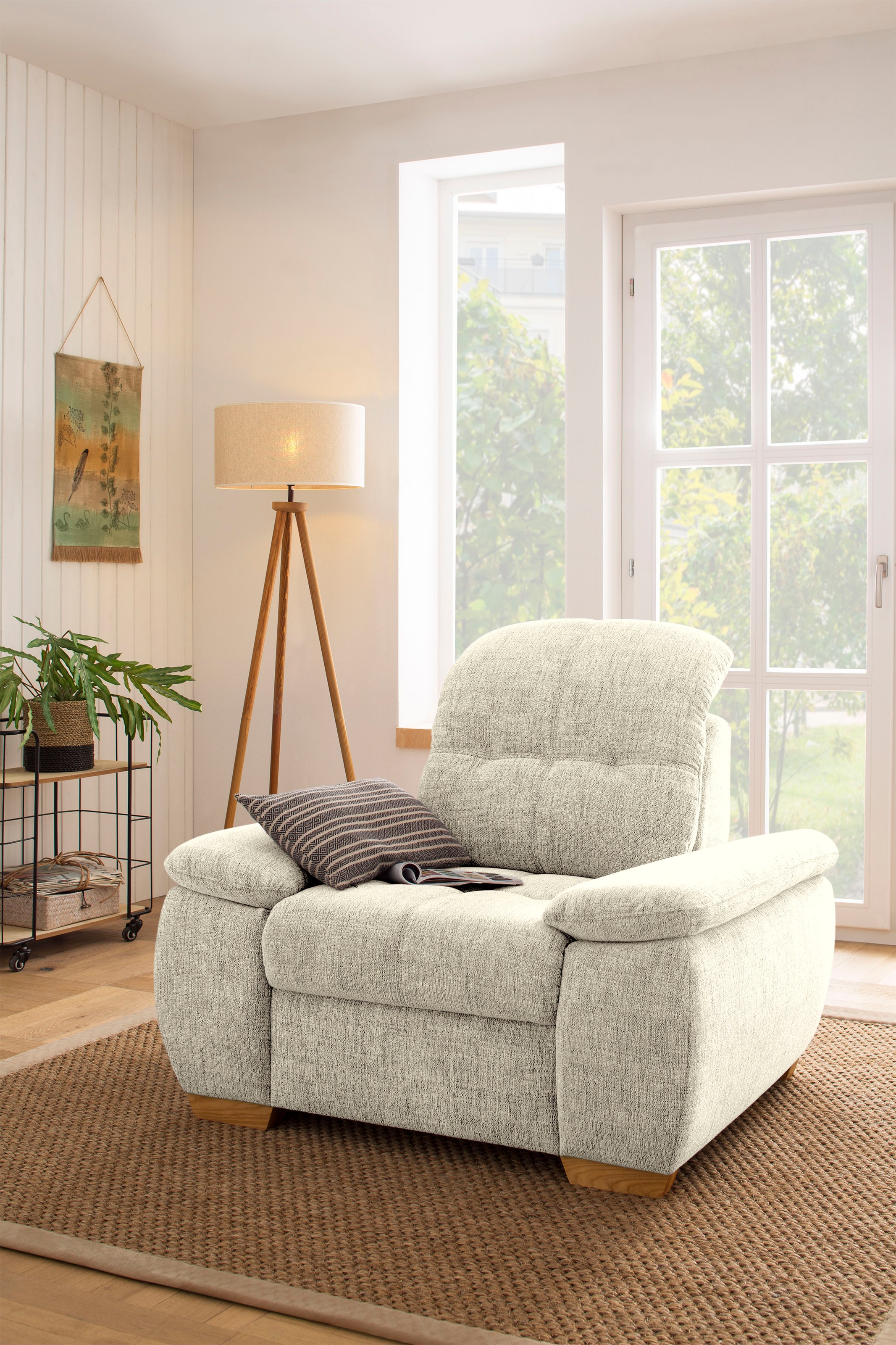 Home affaire Sessel »Lotus Home«, wahlweise mit Kopfteilverstellung und Aqua Clean-Bezug kaufen