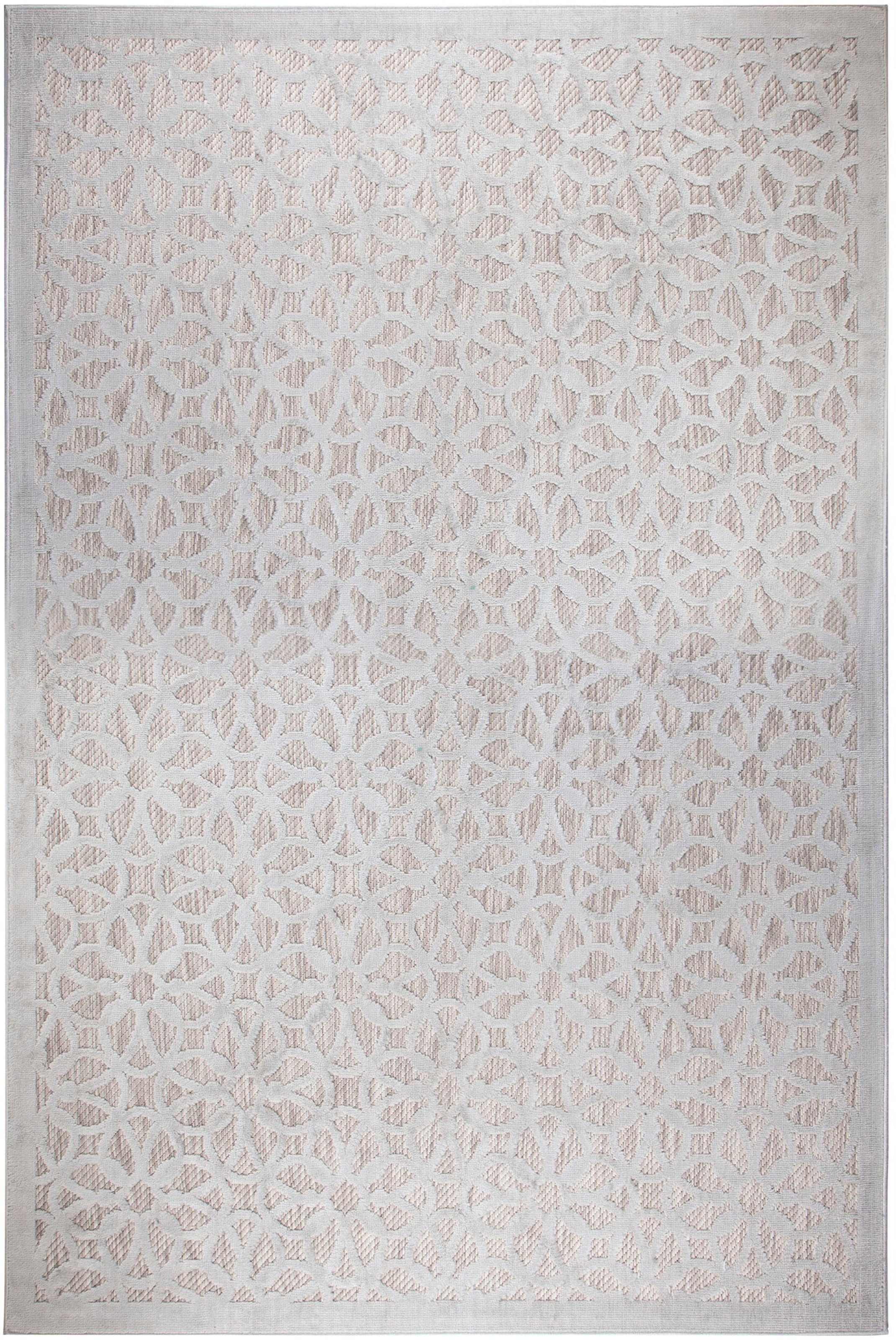 FLAIR RUGS Teppich »Salerno«, rechteckig, 4 mm Höhe, Argento Geometrischer günstig online kaufen