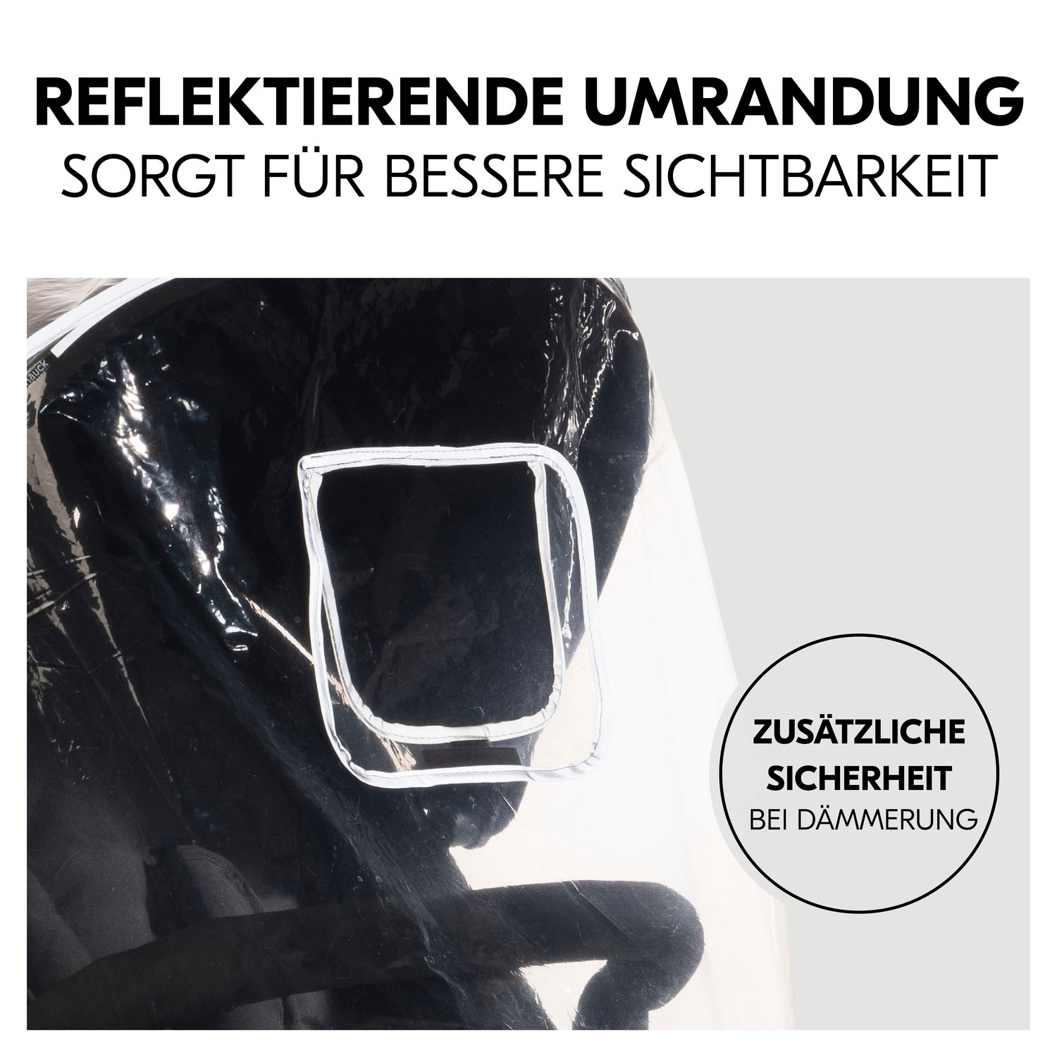 Hauck Kinderwagen-Regenschutzhülle »Pushchair Raincover 3W«, für 3-Rad-Buggy