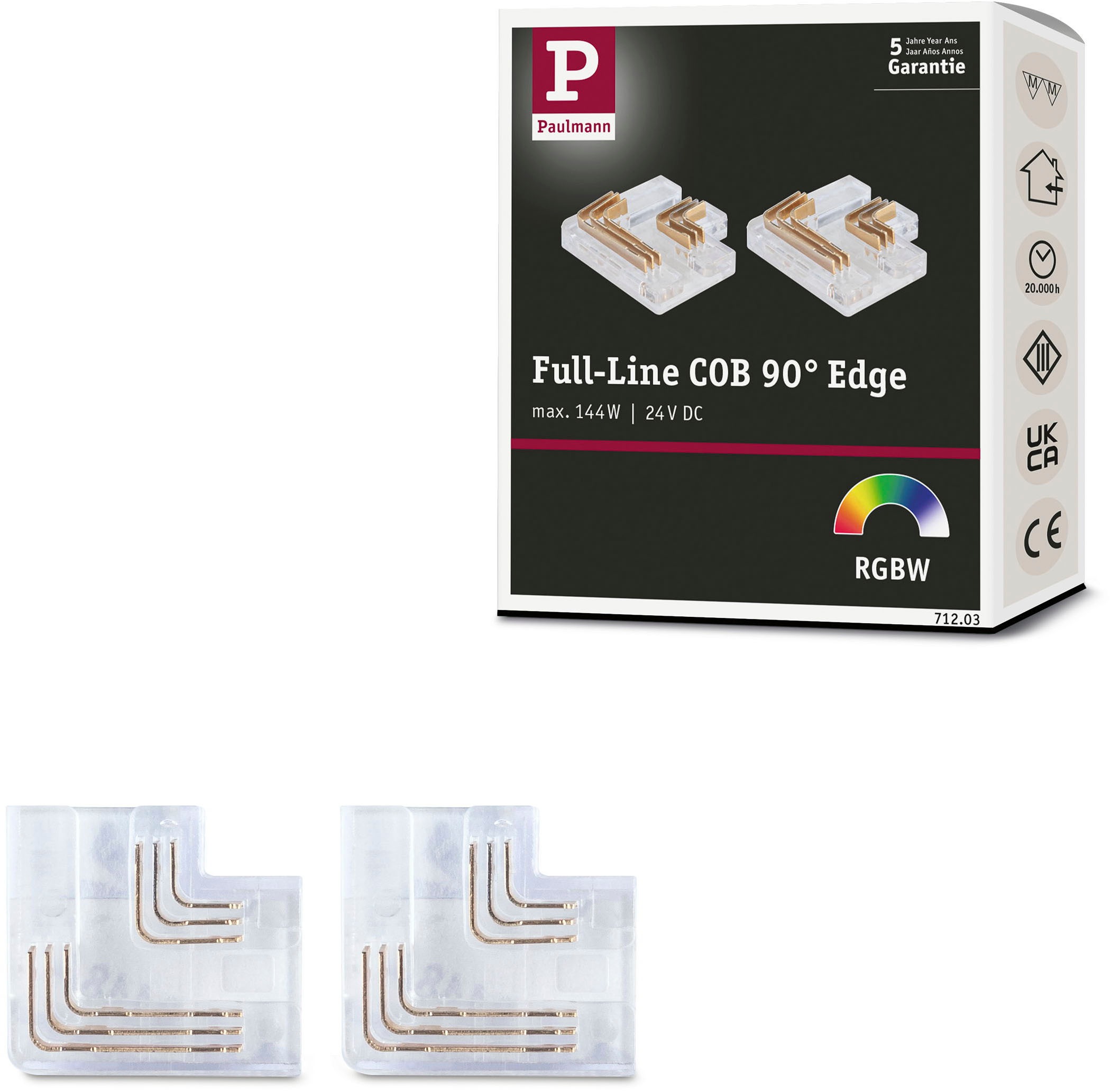 Paulmann Kabelverbinder-Sortiment »MaxLED LED Strip Full-Line COB Edge 0,02 günstig online kaufen