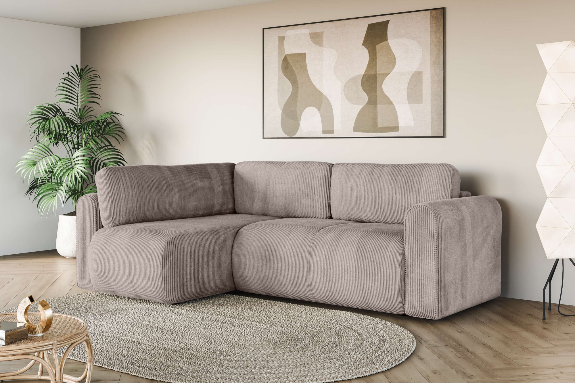 INOSIGN Ecksofa »Zacharia wahlweise Schlafsofa mit Bettkasten, B/T/H 250/16 günstig online kaufen