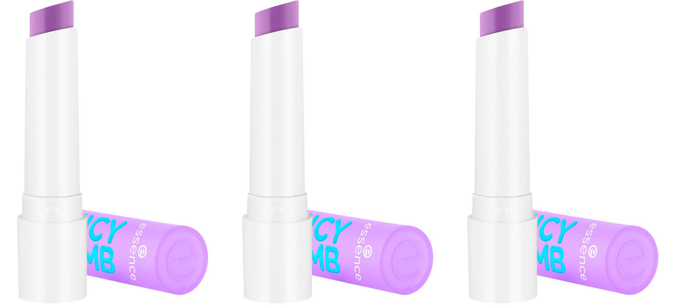 Essence Lippenbalsam »JUICY BOMB glossy butter balm«, (Set, 3 tlg.)