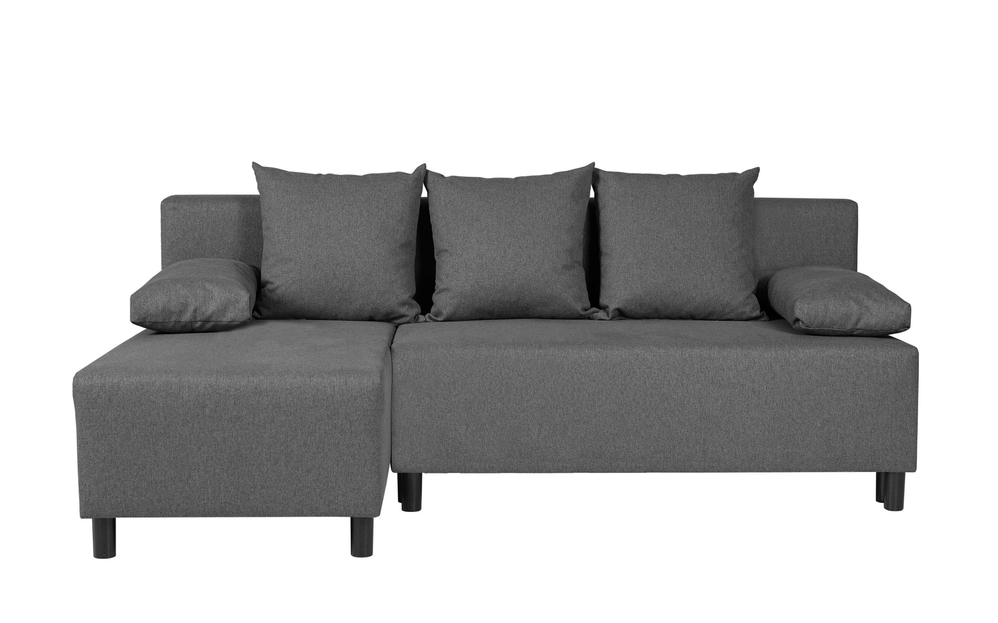 INOSIGN Ecksofa »IWALANI, Schlafsofa mit Bettkasten, Recamiere beidseitig montierbar«, L-Form, B/T/H 199/135/83 cm, Struktur weich & Velvet