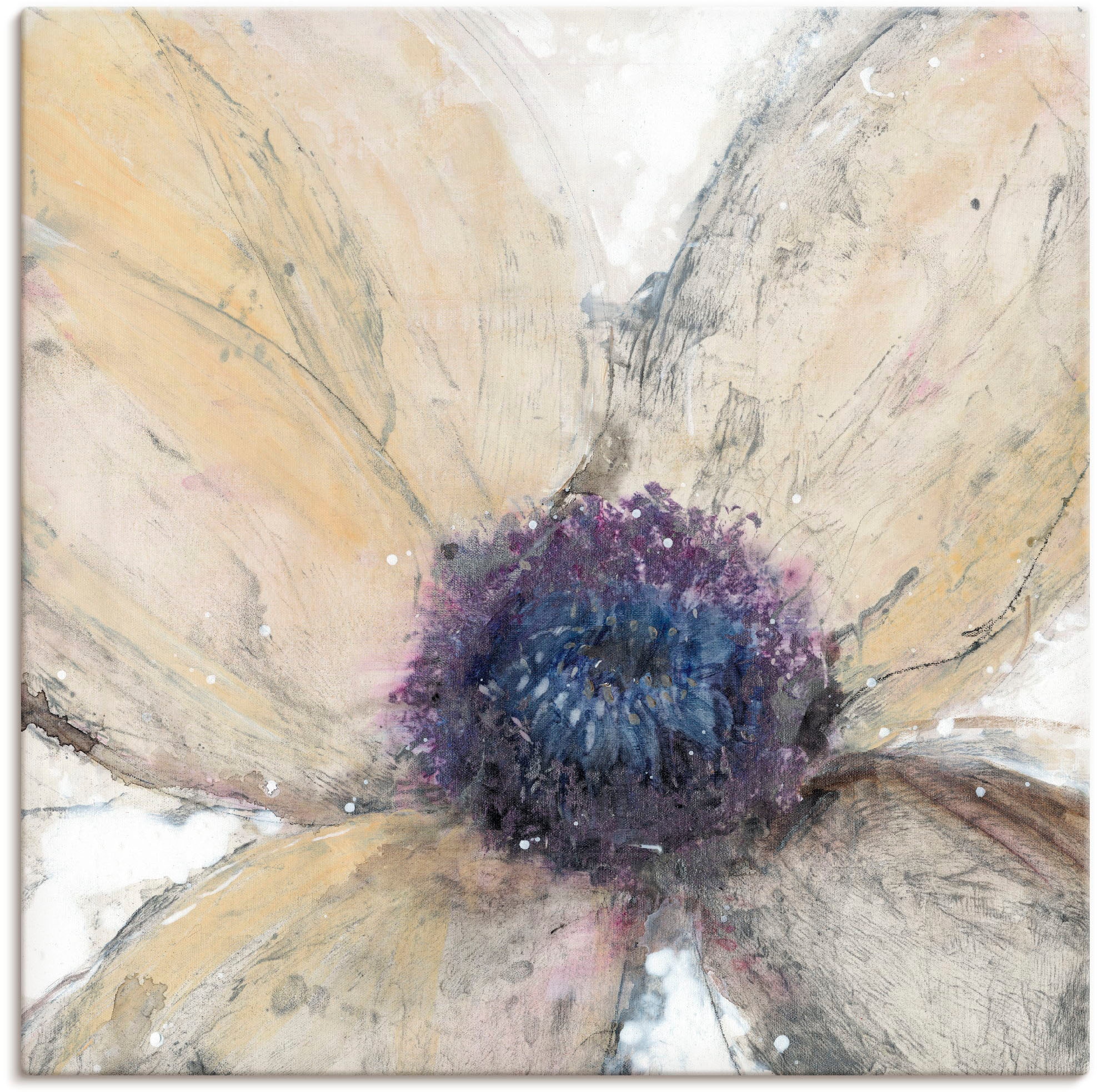 Artland Wandbild »Blumenfluss I« 1 Stk. tlg. als Alubild, Outdoorbild, Lein günstig online kaufen